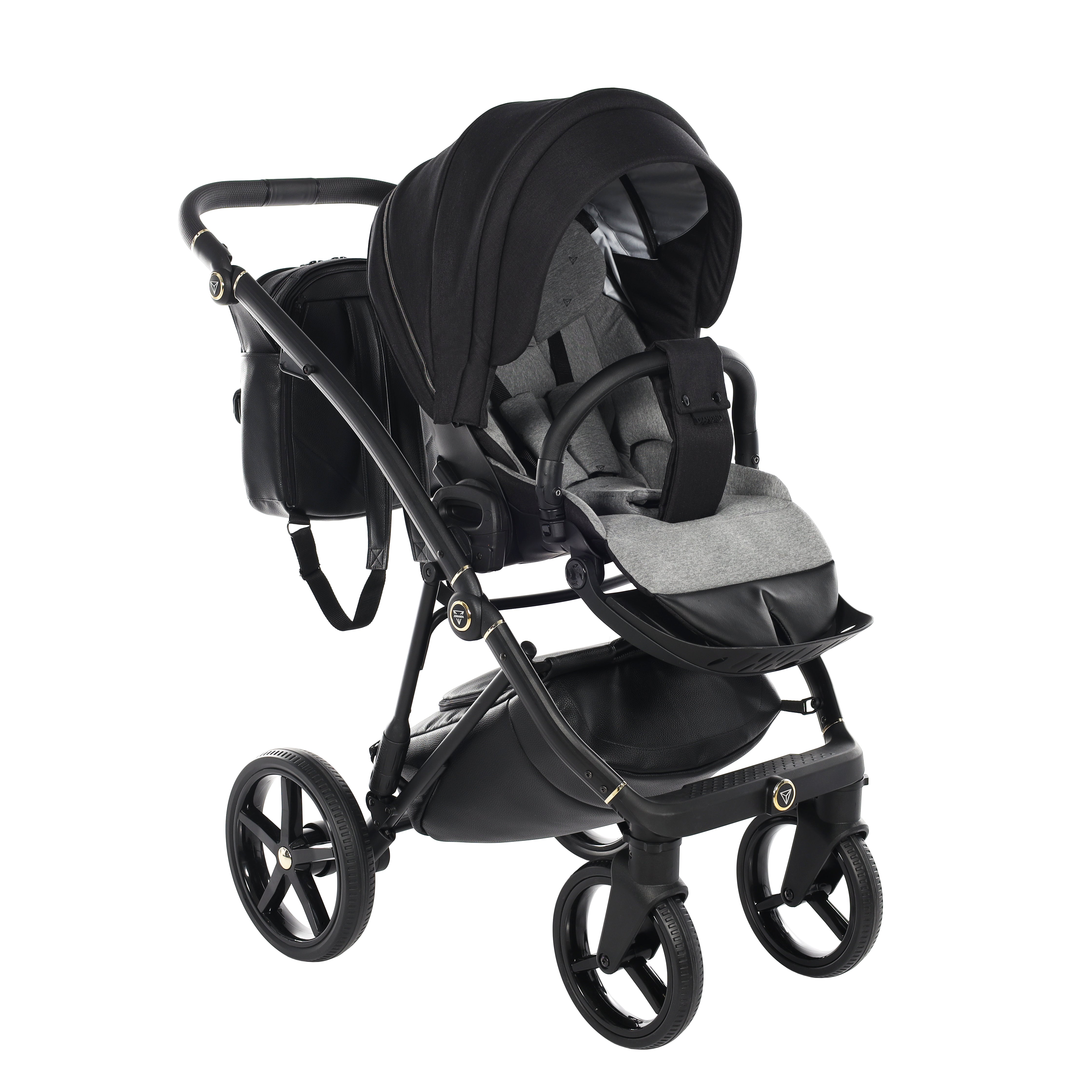 Junama Air 2 In 1 Pram - Black   