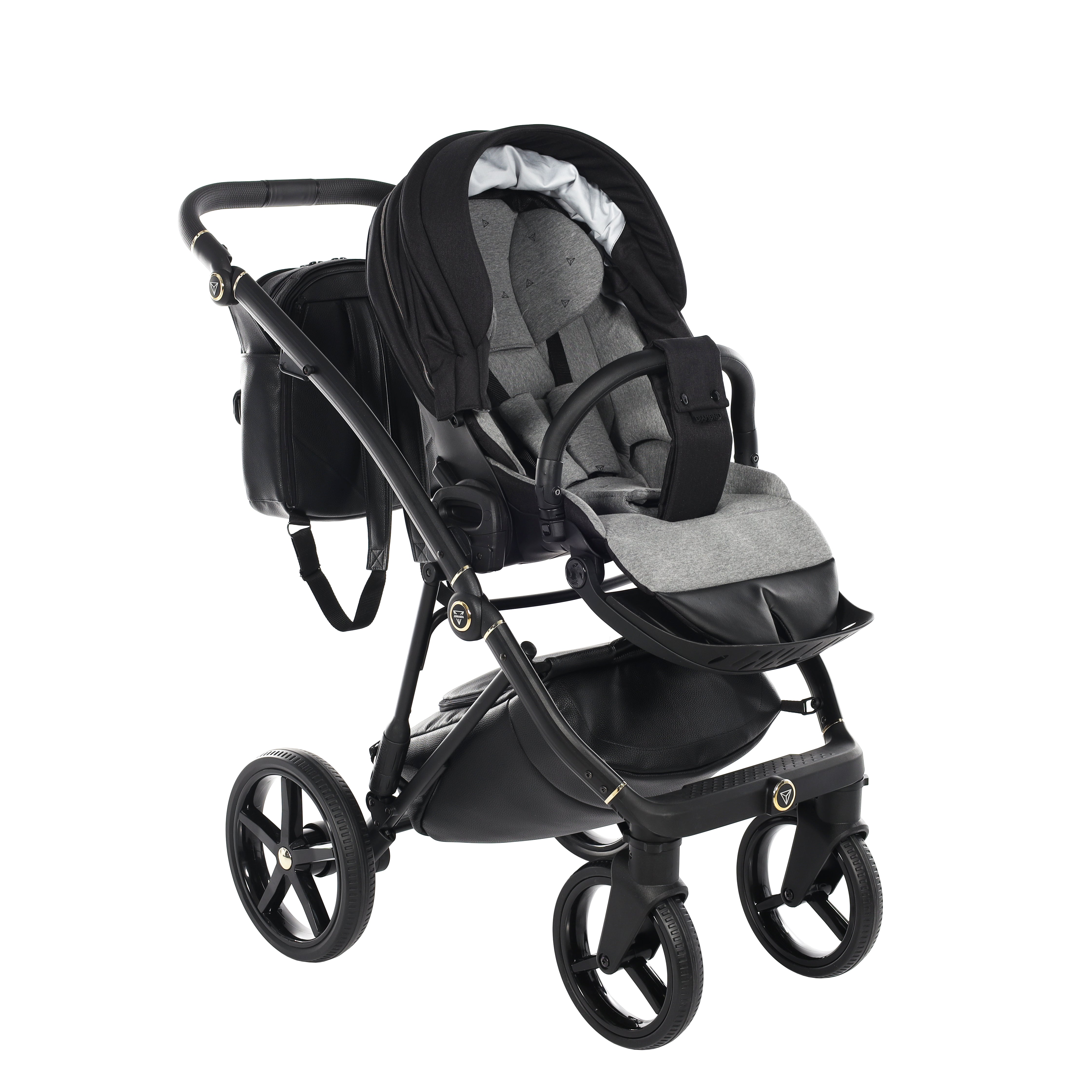 Junama Air 2 In 1 Pram - Black   