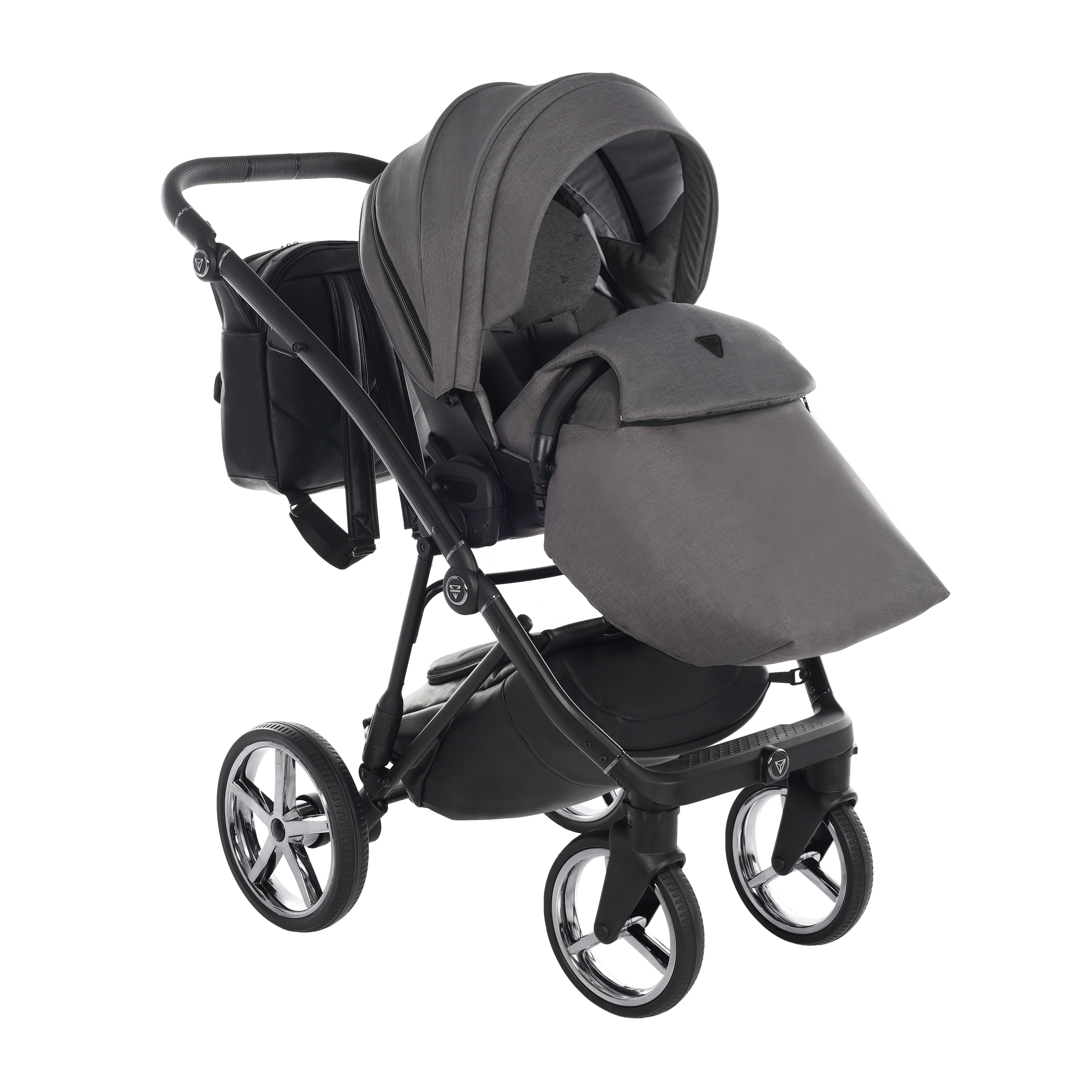 Junama Air 2 In 1 Pram - Graphite   