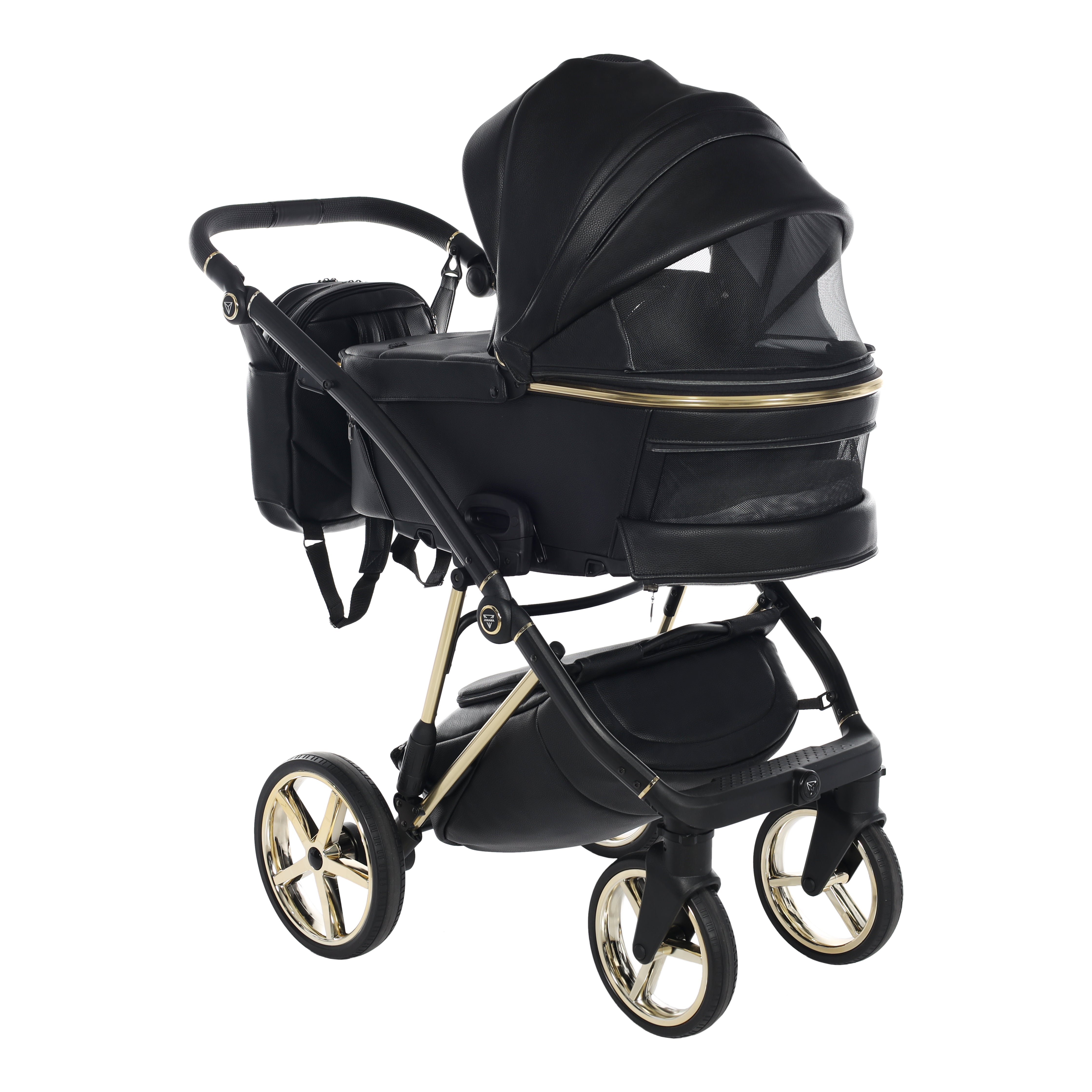 Junama Air 2 In 1 Pram Premium - Black   