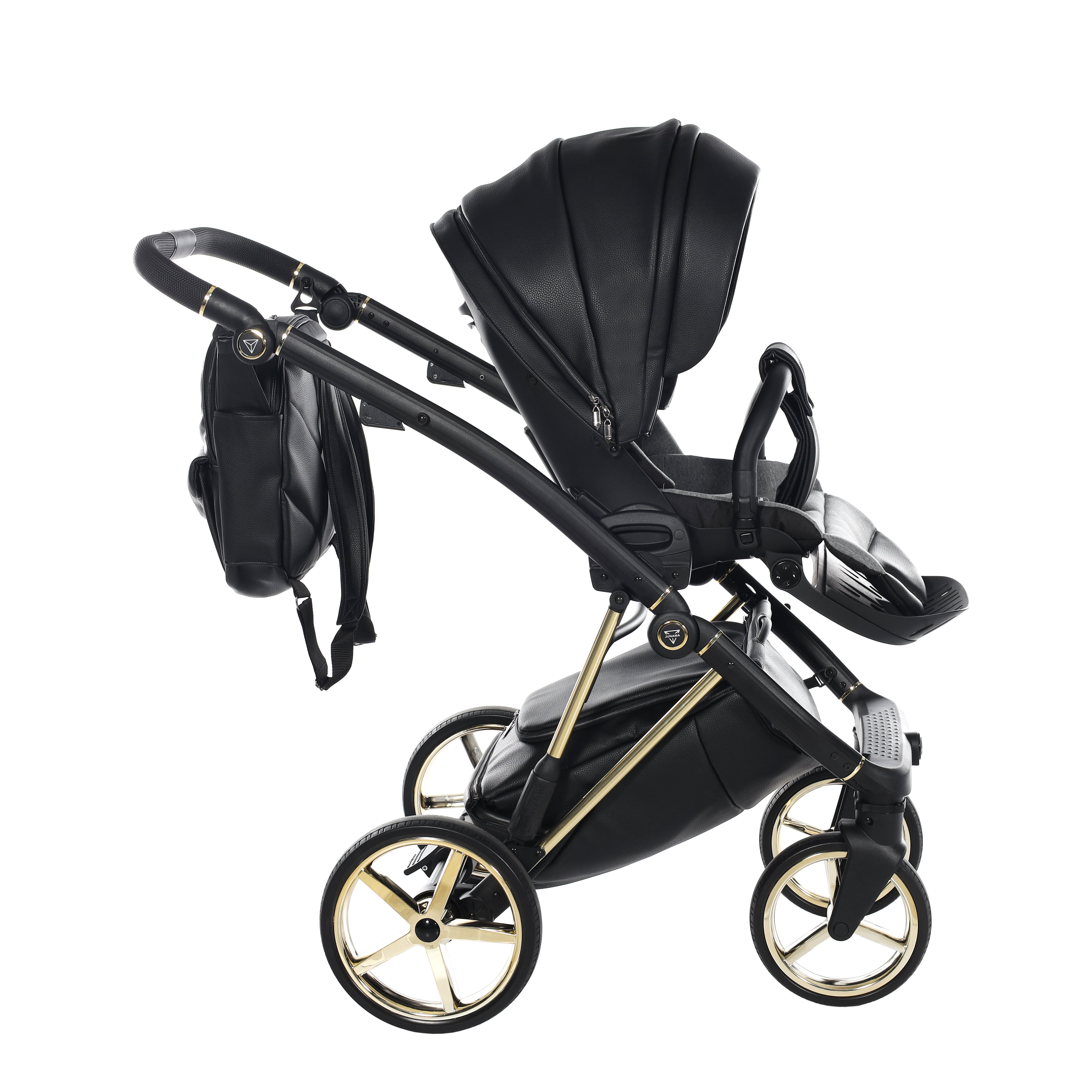 Junama Air 2 In 1 Pram Premium - Black   