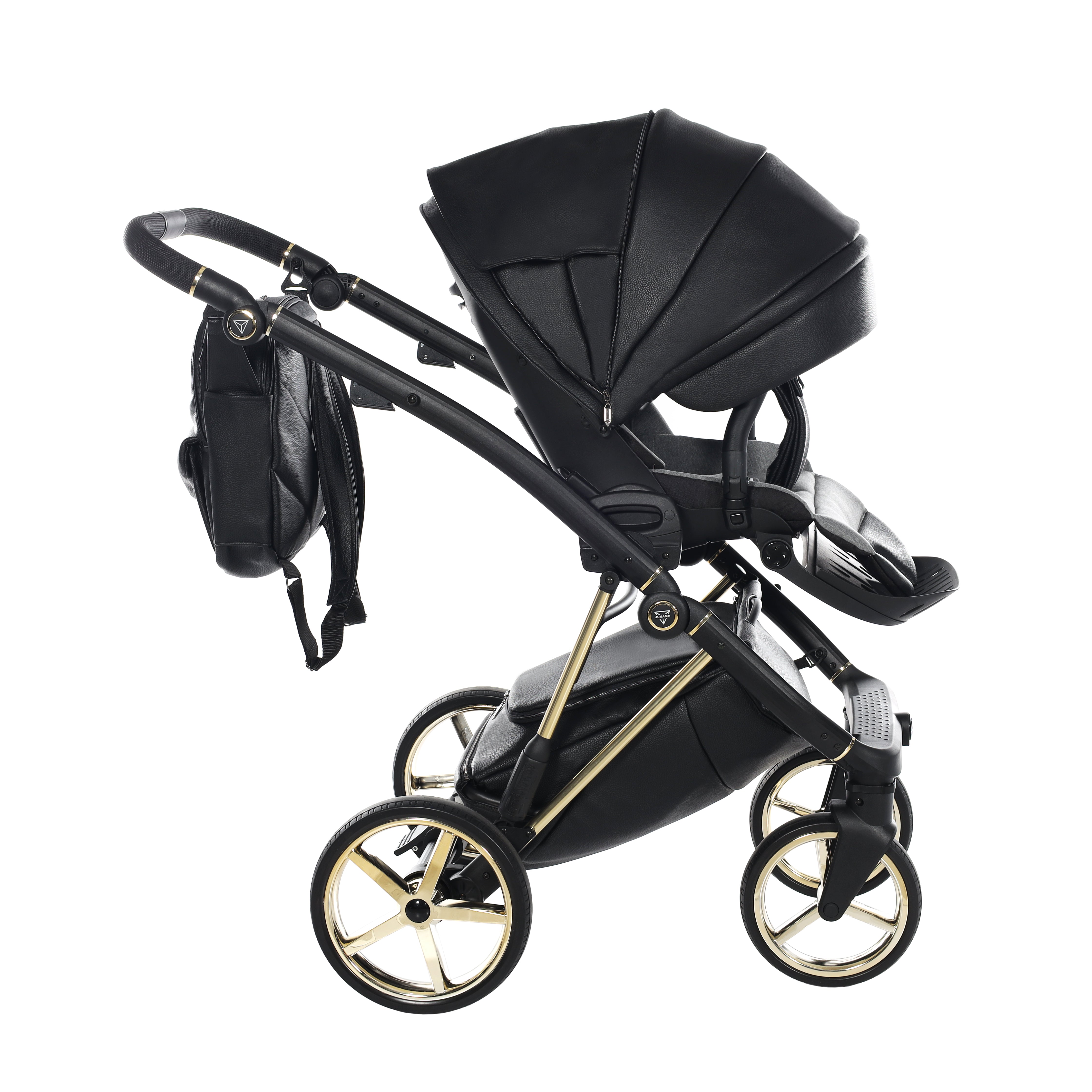 Junama Air 2 In 1 Pram Premium - Black   