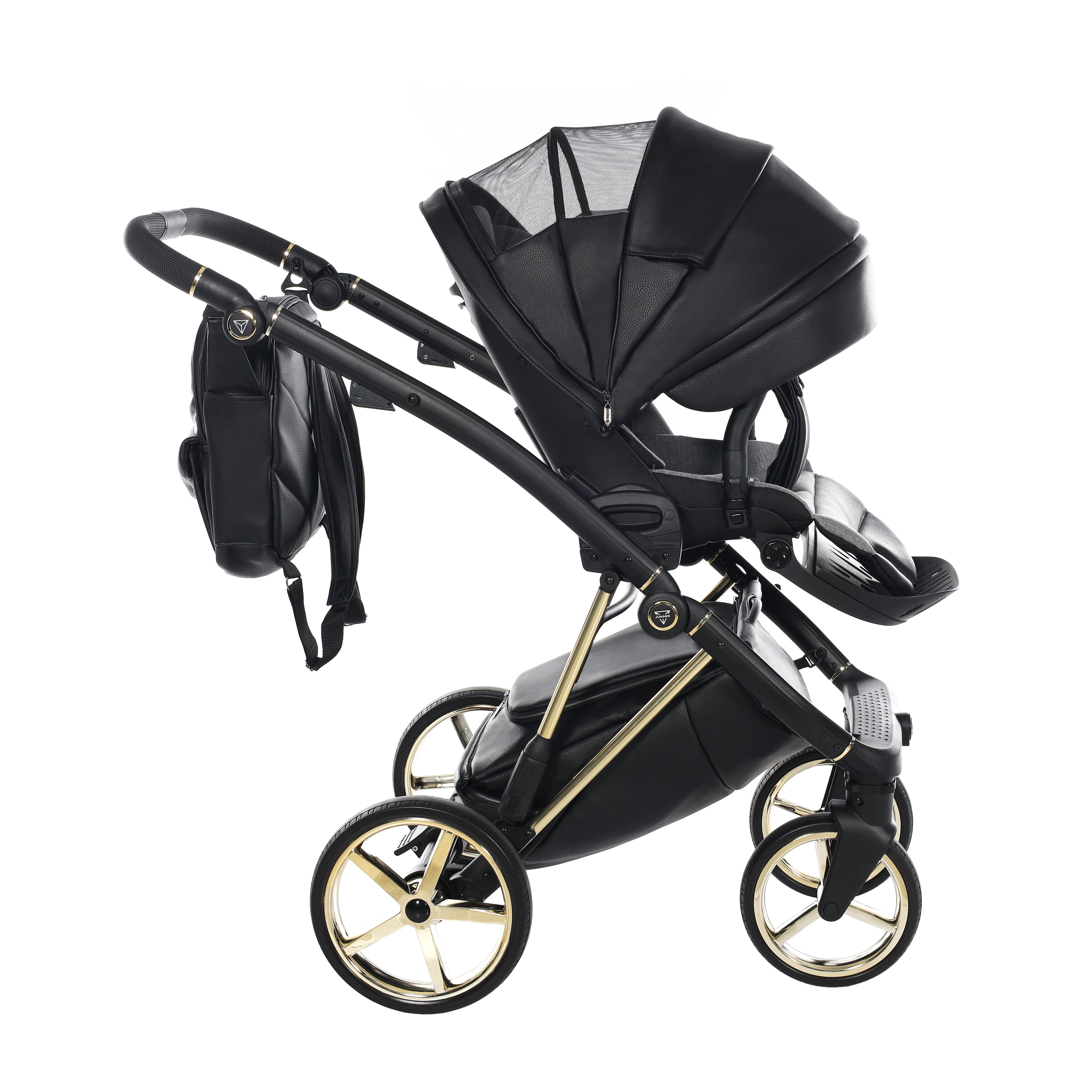 Junama Air 2 In 1 Pram Premium - Black   