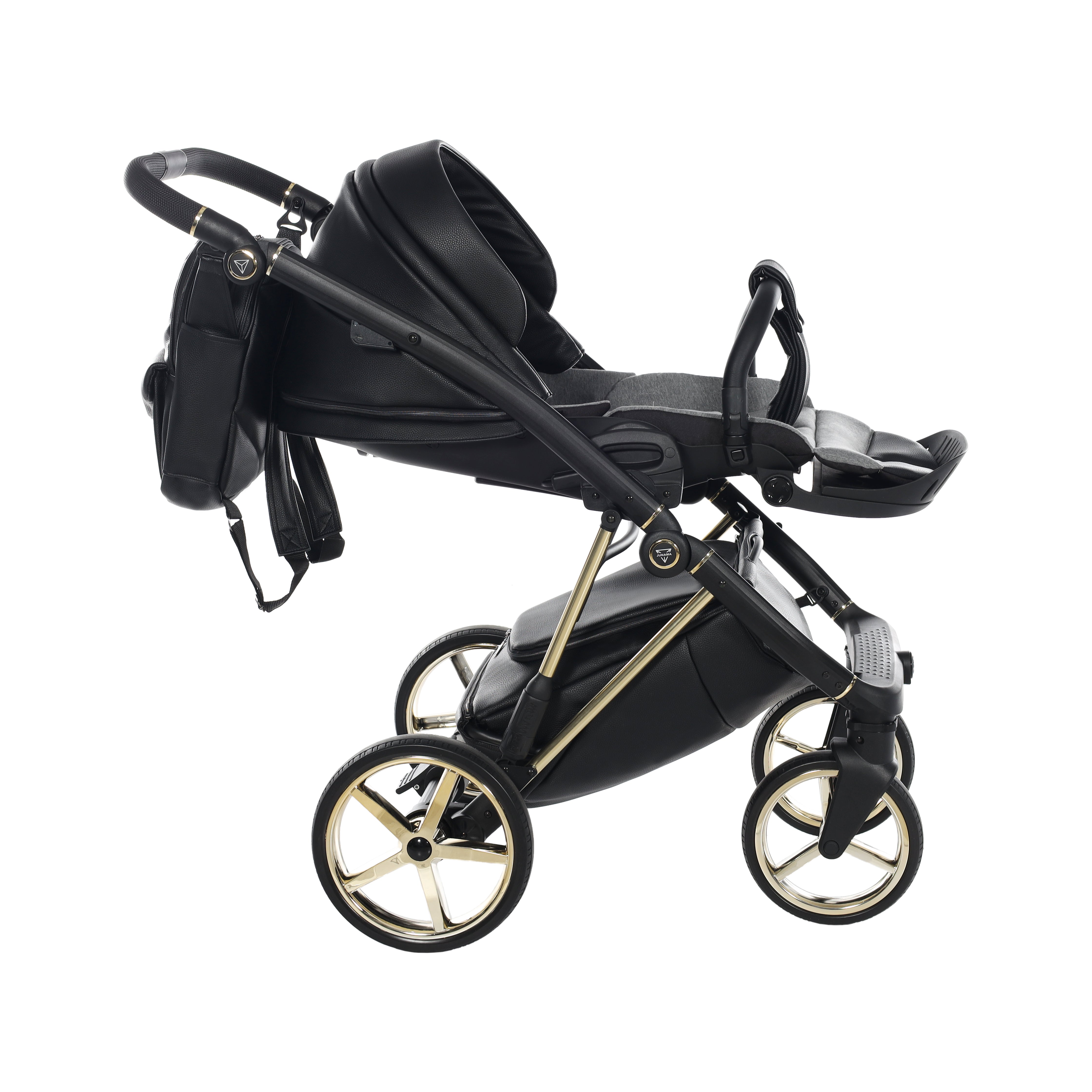 Junama Air 2 In 1 Pram Premium - Black   