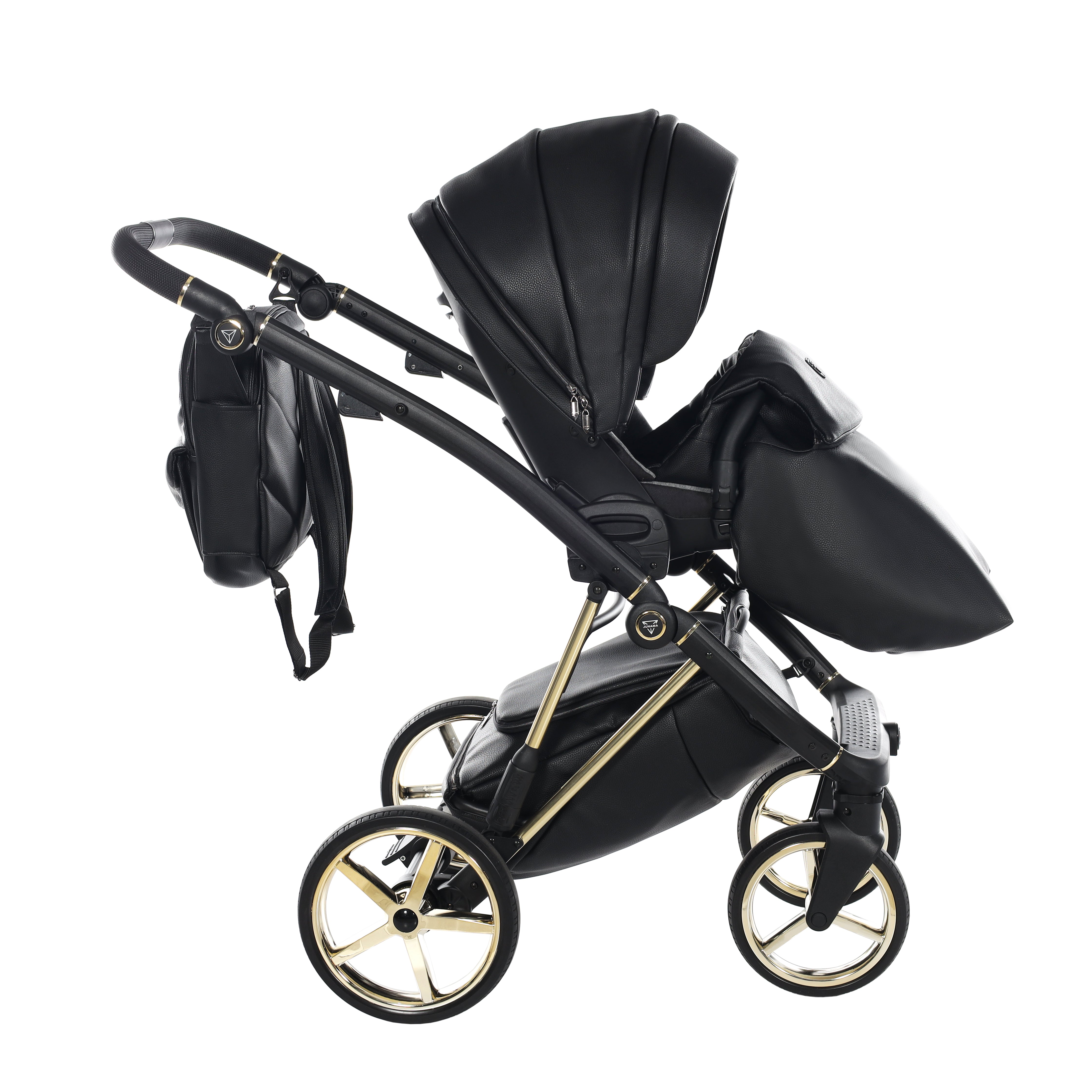 Junama Air 2 In 1 Pram Premium - Black   