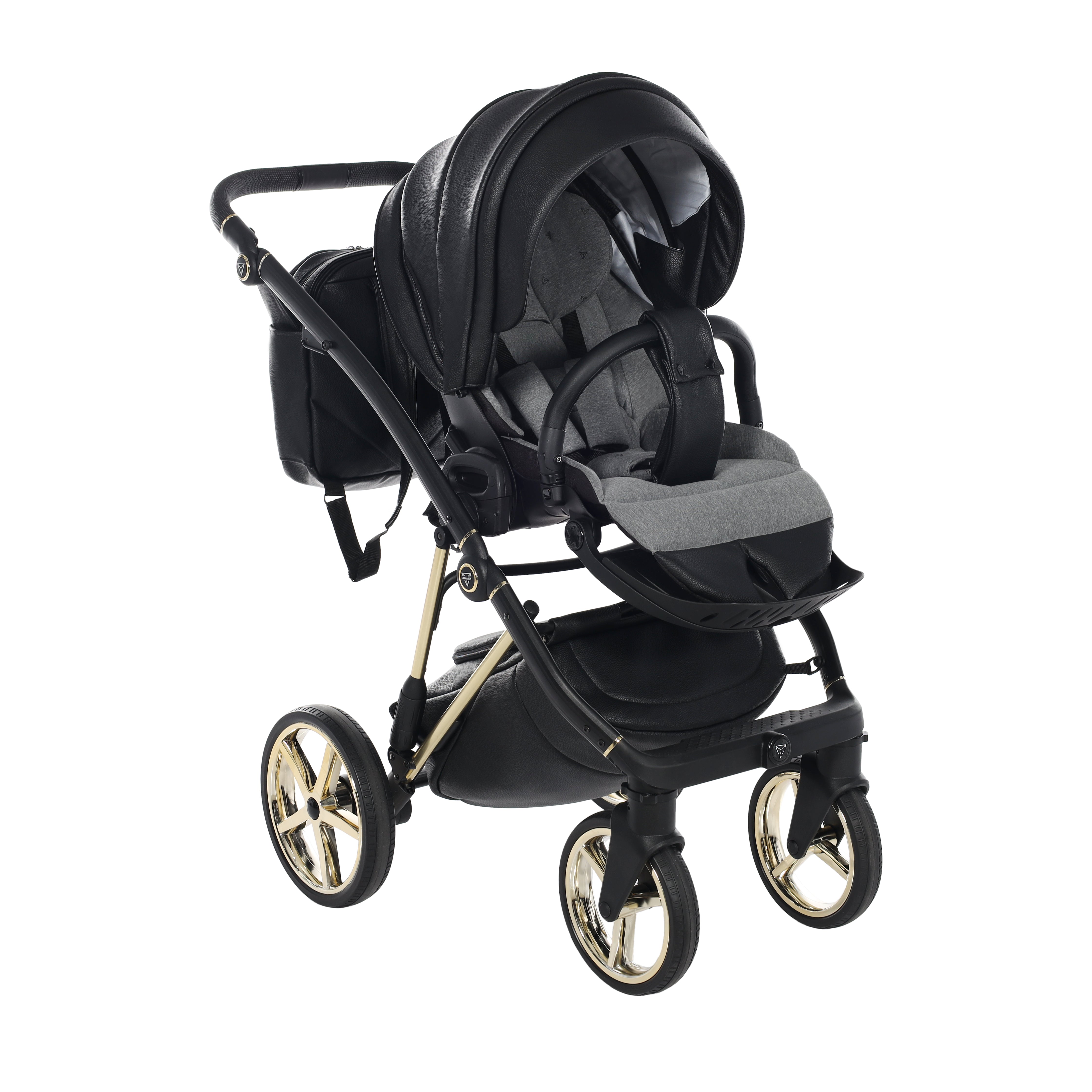 Junama Air 2 In 1 Pram Premium - Black   