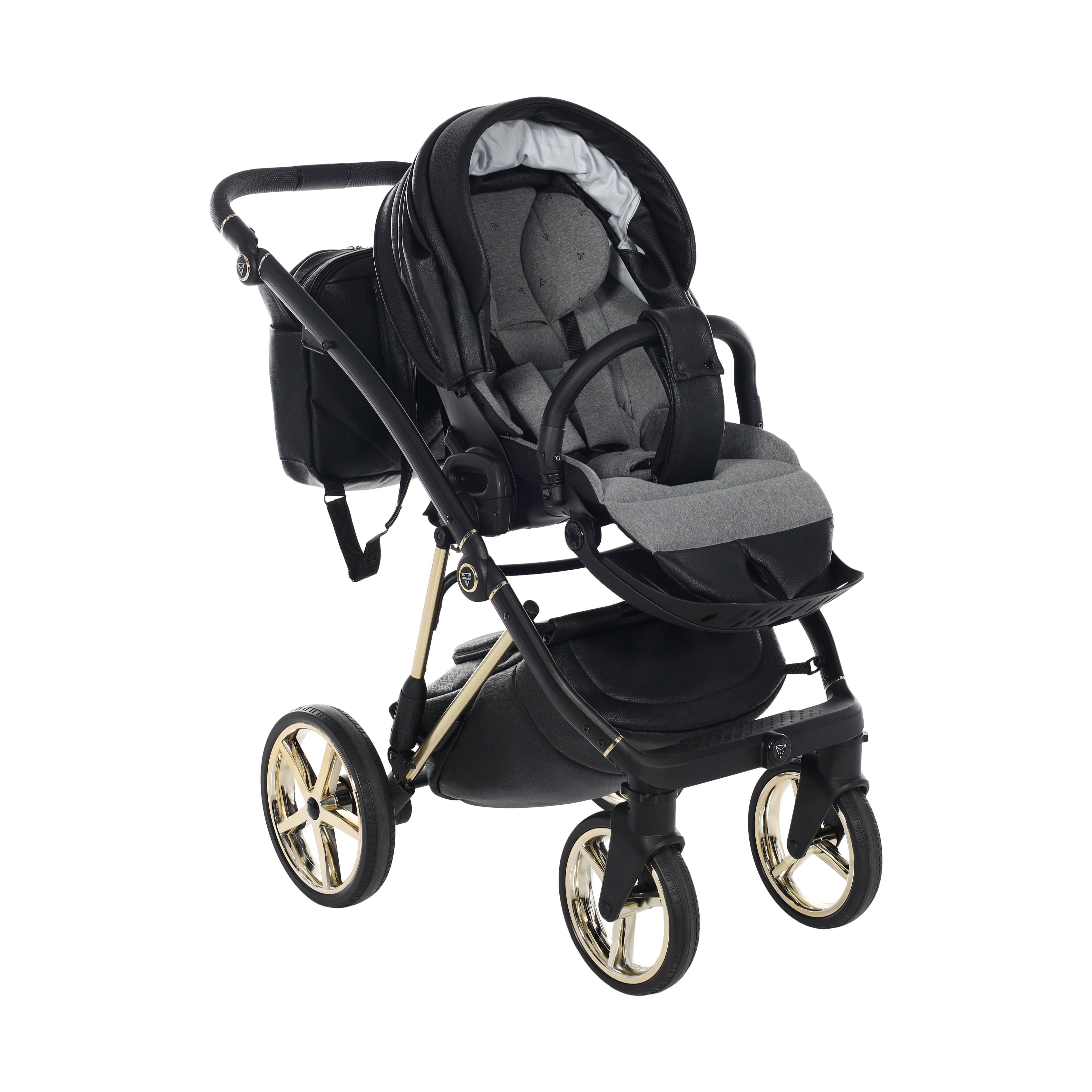 Junama Air 2 In 1 Pram Premium - Black   