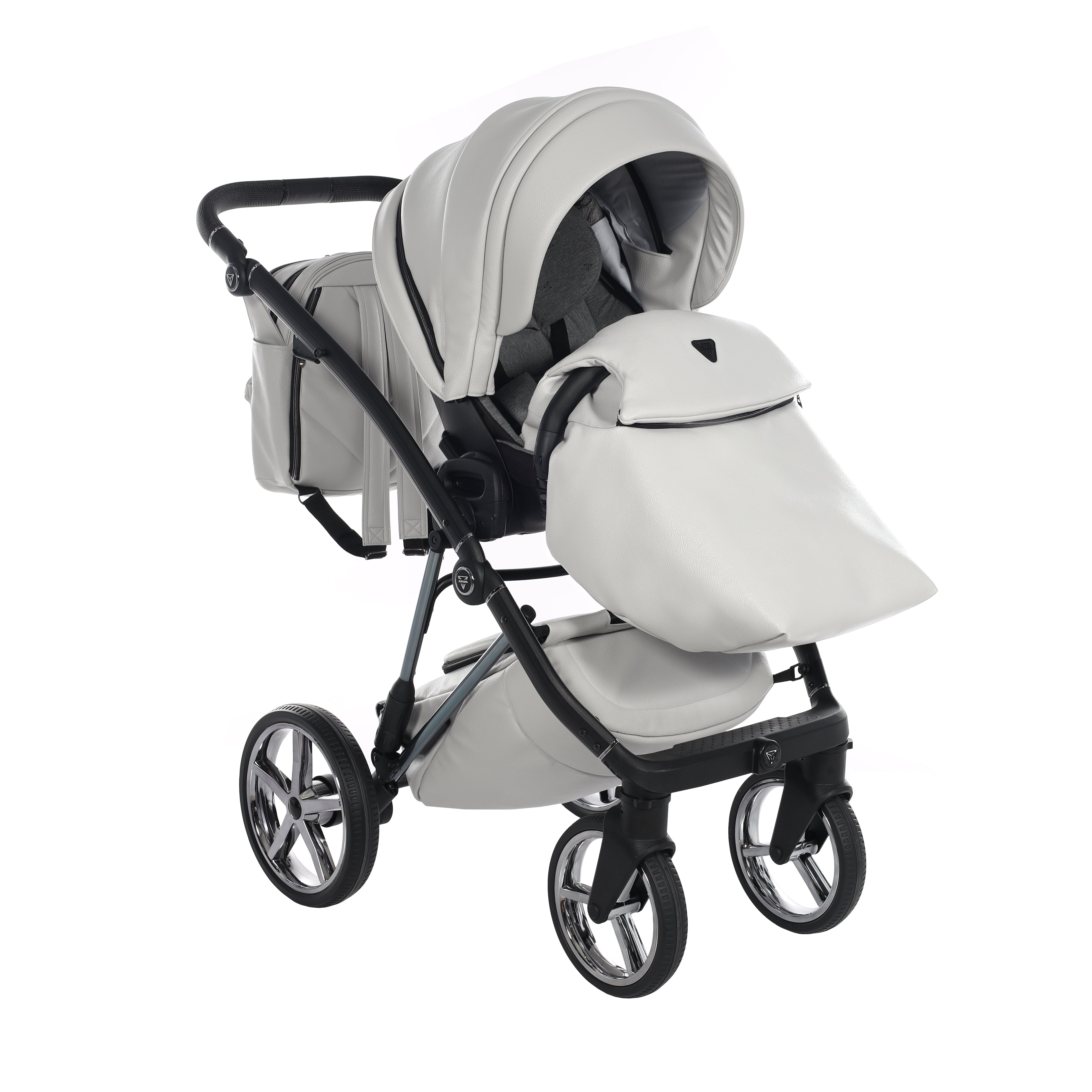 Junama Air 2 In 1 Pram Premium - Pebble   