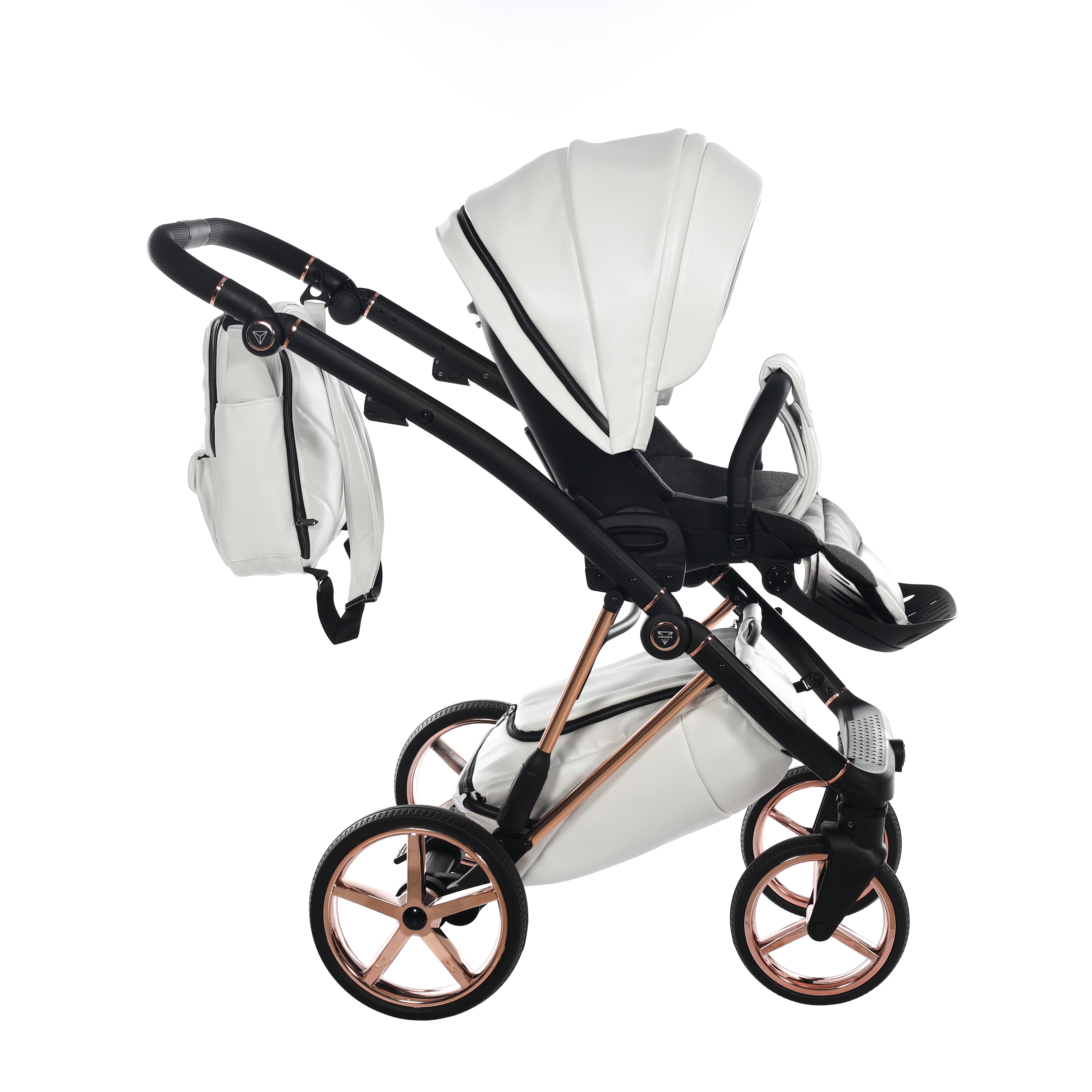 Junama Air 2 In 1 Pram Premium - White   