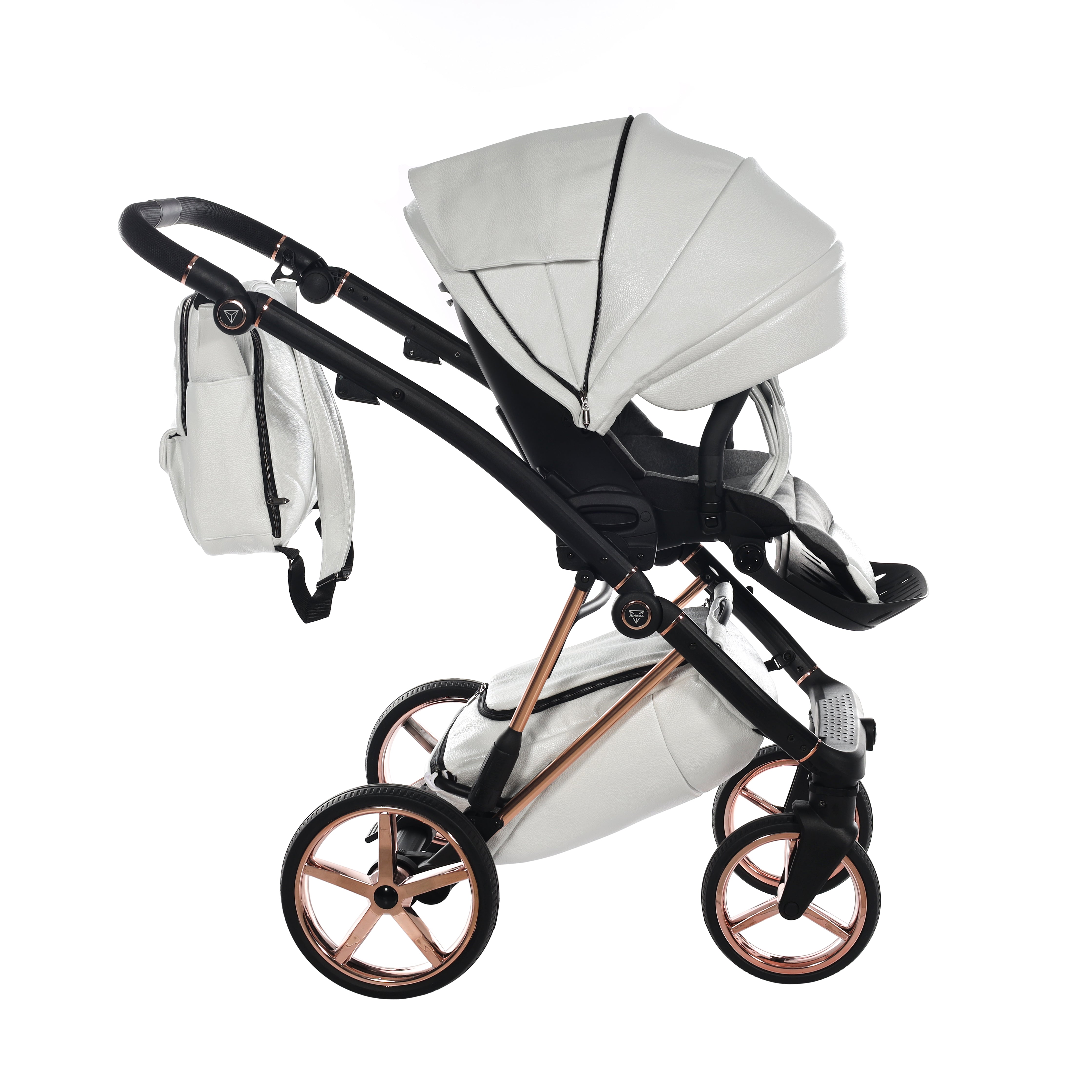 Junama Air 2 In 1 Pram Premium - White   