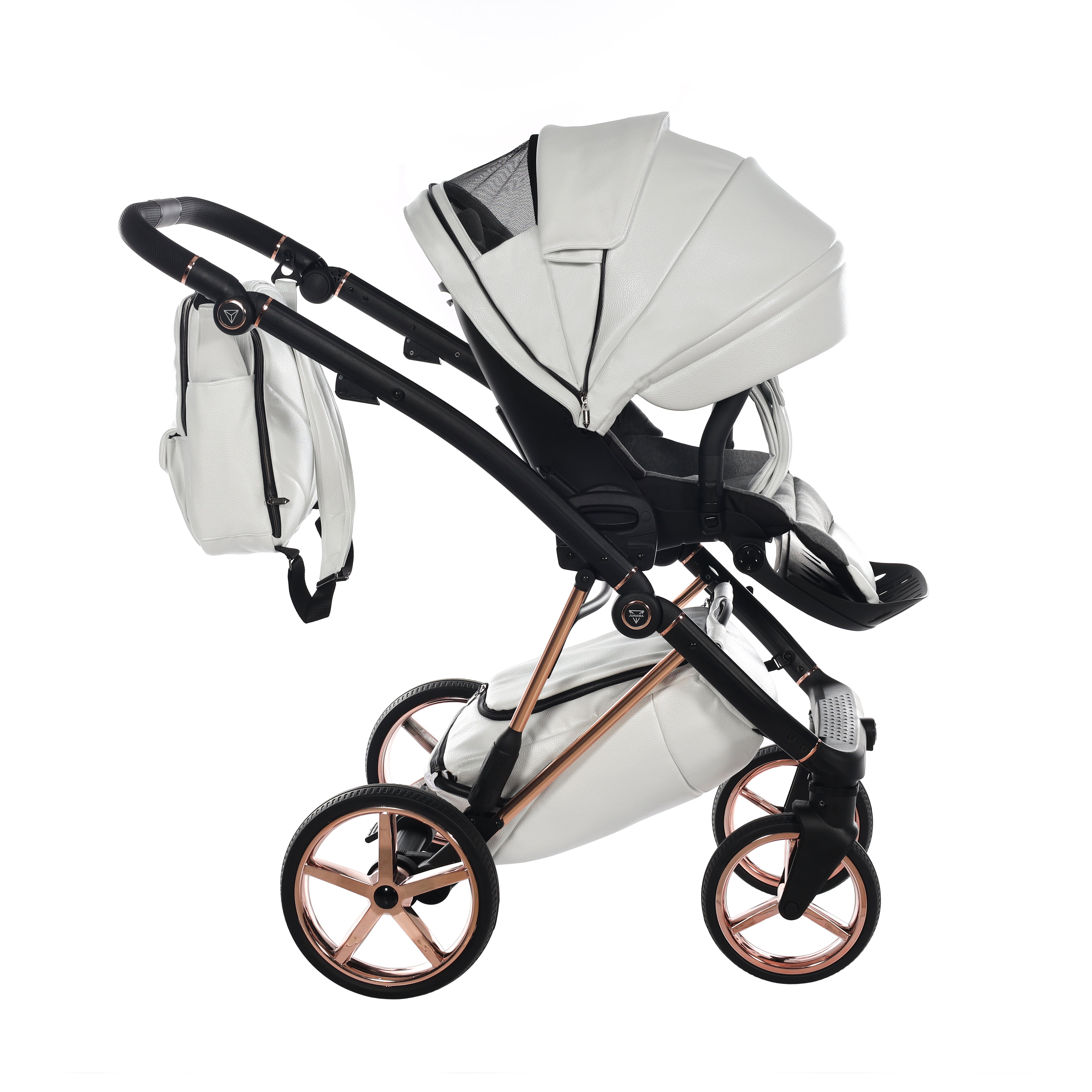 Junama Air 2 In 1 Pram Premium - White   