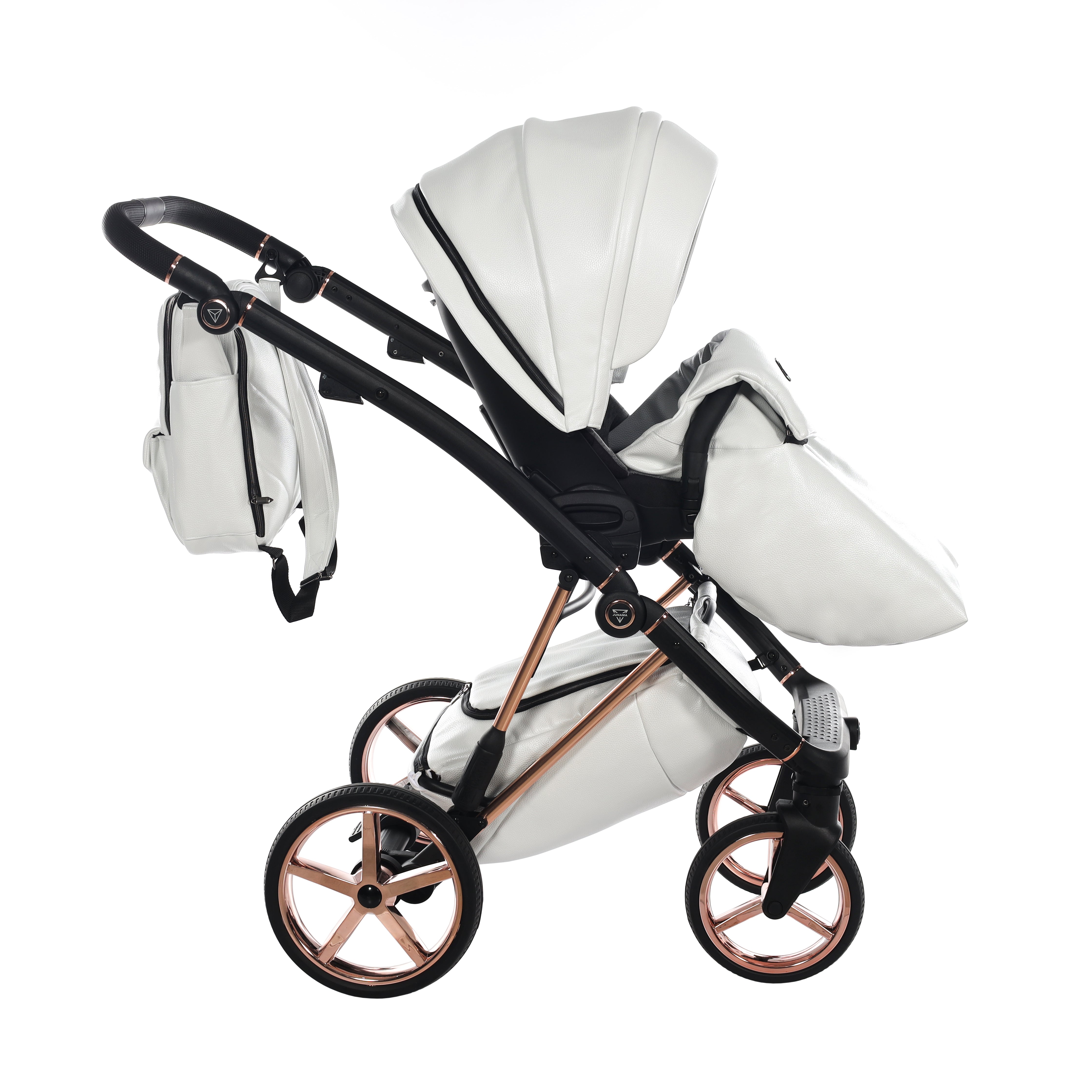 Junama Air 2 In 1 Pram Premium - White   