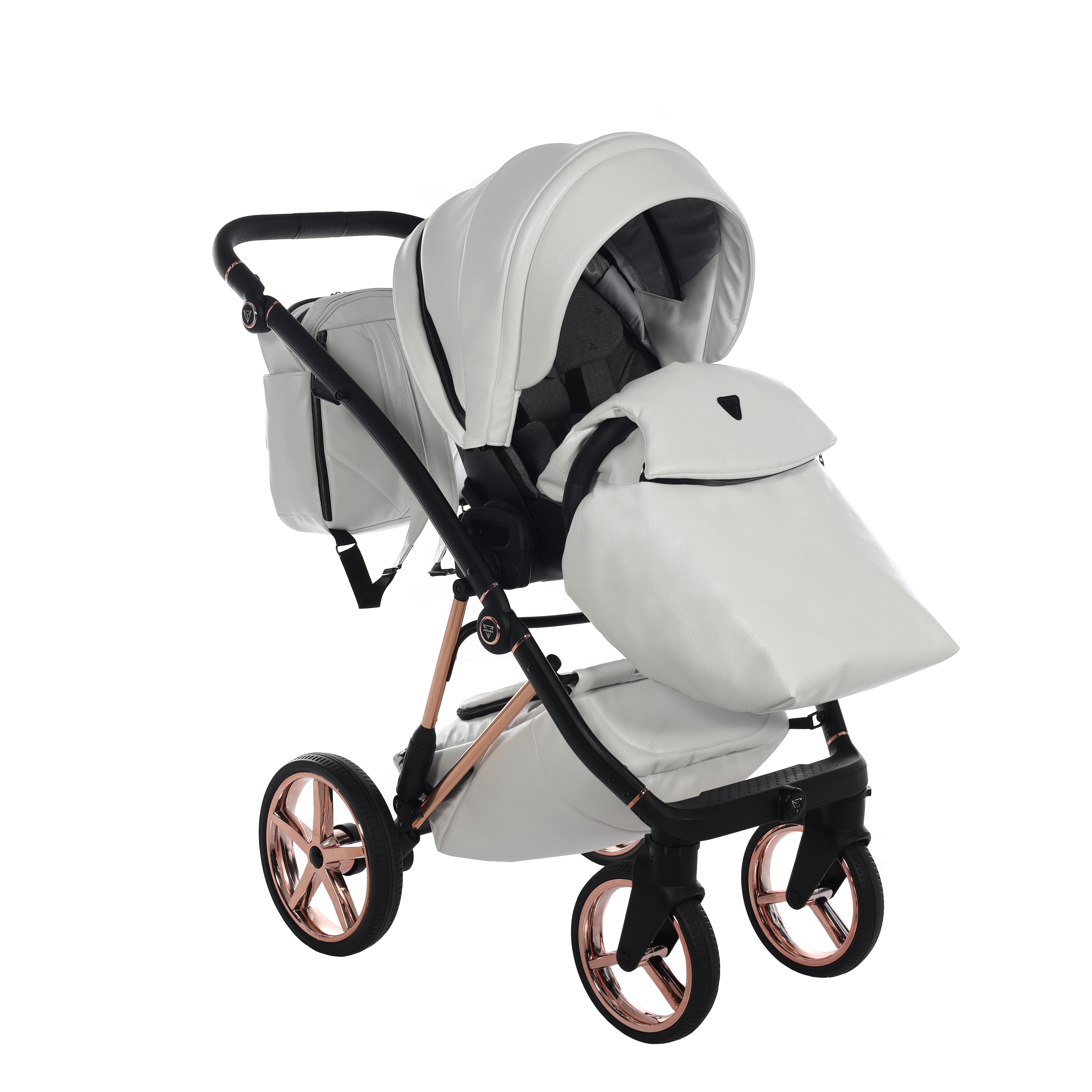 Junama Air 2 In 1 Pram Premium - White   