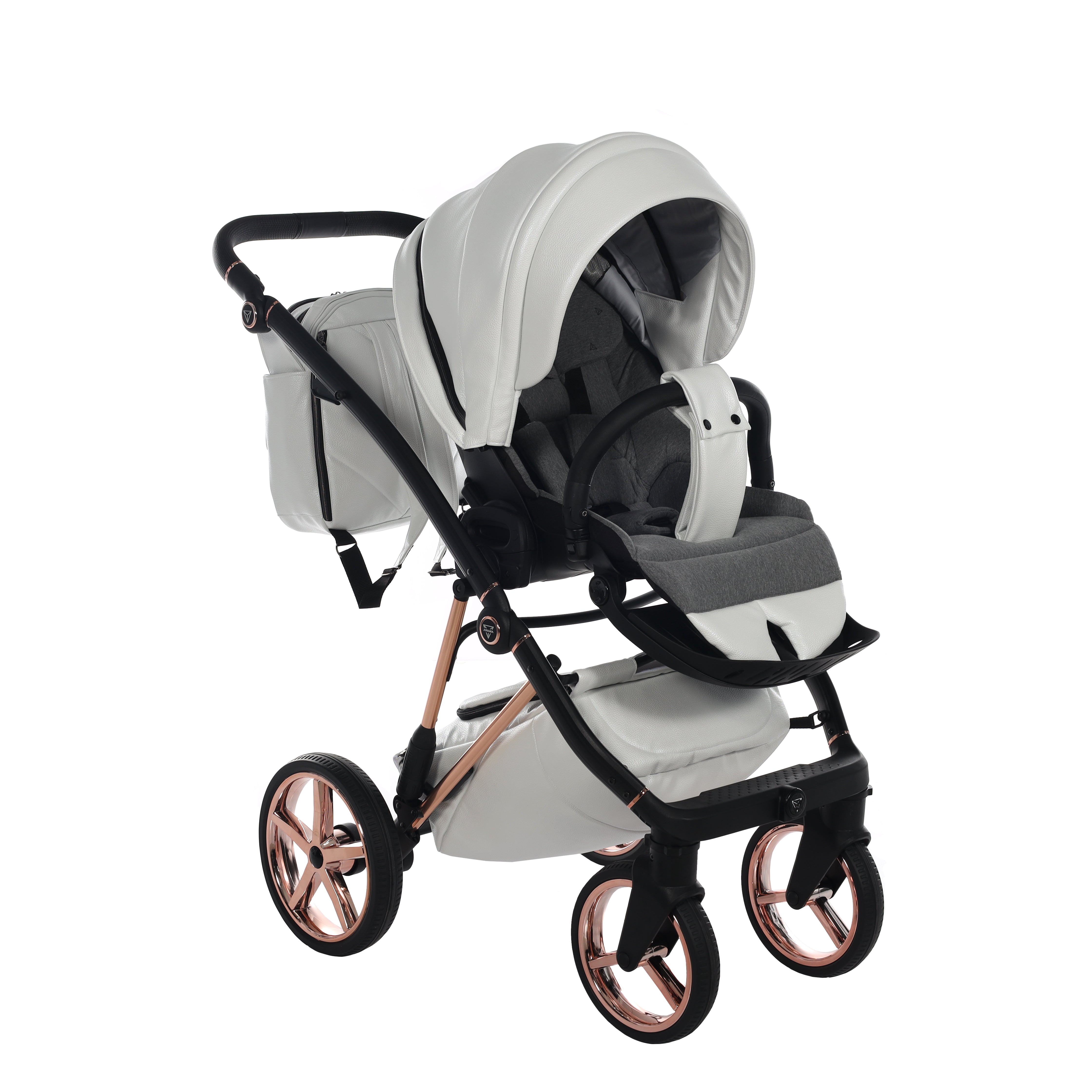 Junama Air 2 In 1 Pram Premium - White   