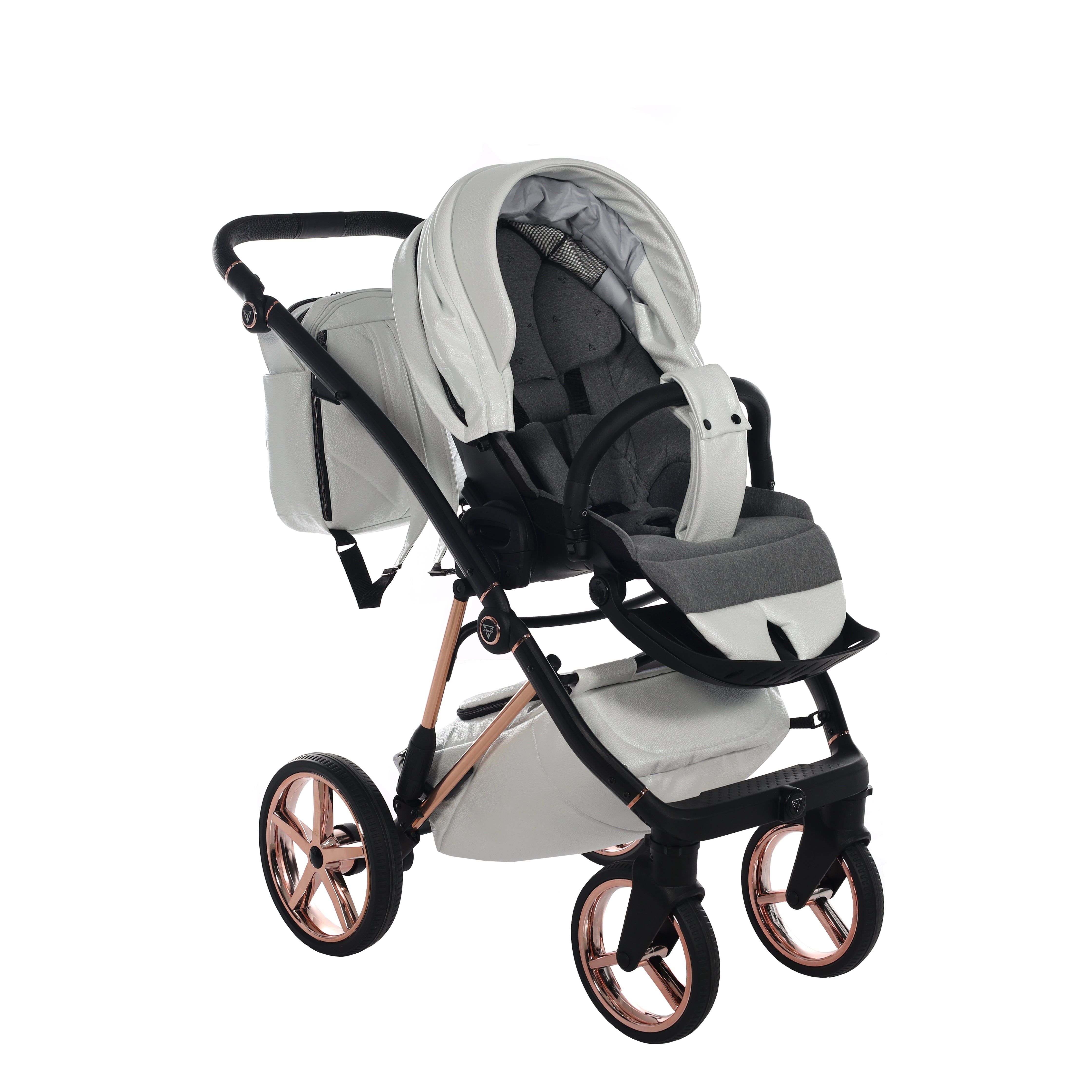 Junama Air 2 In 1 Pram Premium - White   