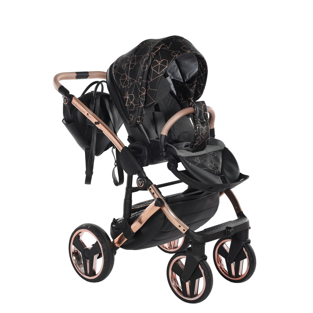 Junama Heart 3 In 1 Travel System - Black - For Your Little One