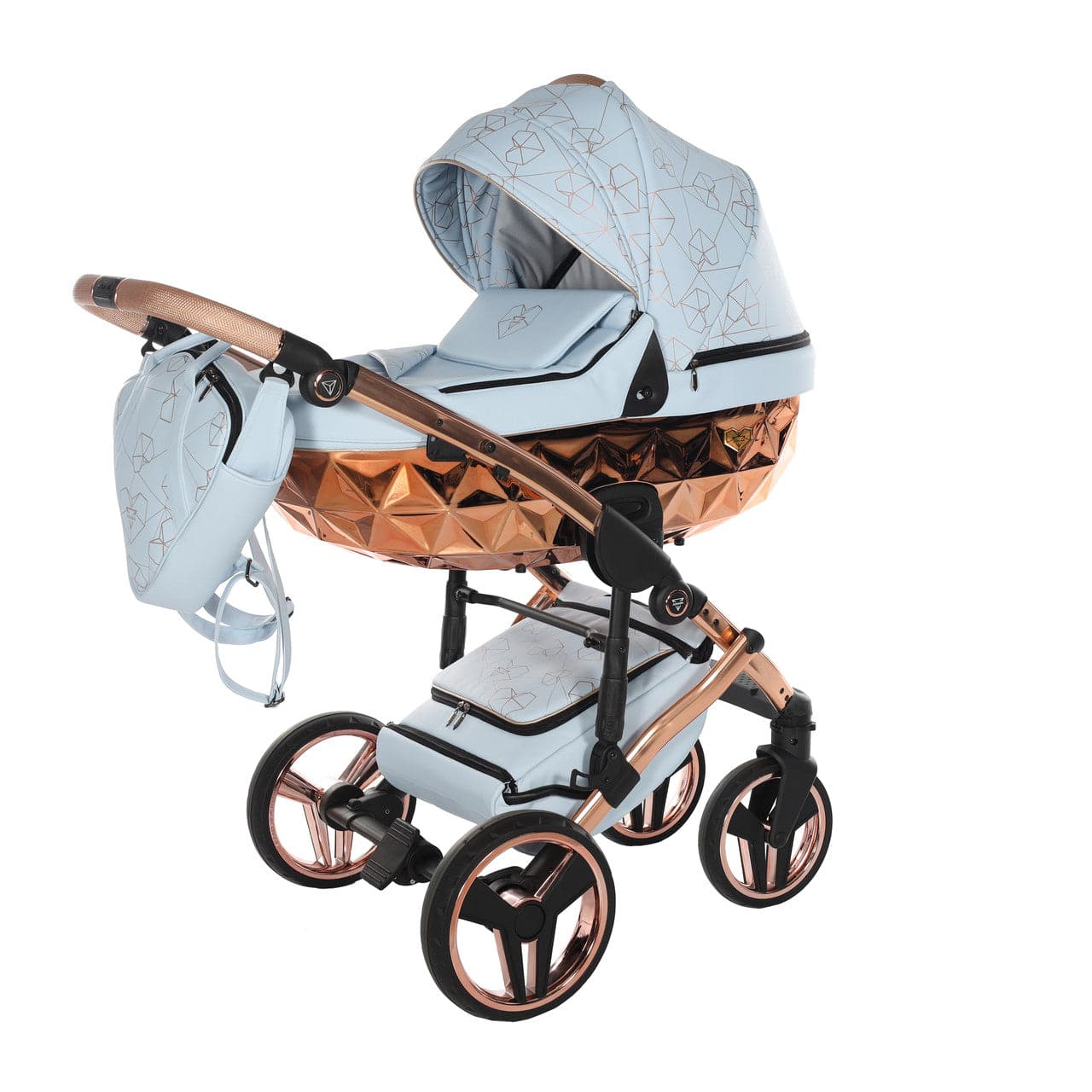 Junama Heart 3 In 1 Travel System - Baby Blue - For Your Little One