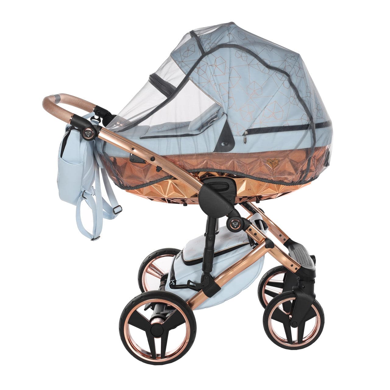 Junama Heart 3 In 1 Travel System - Baby Blue - For Your Little One