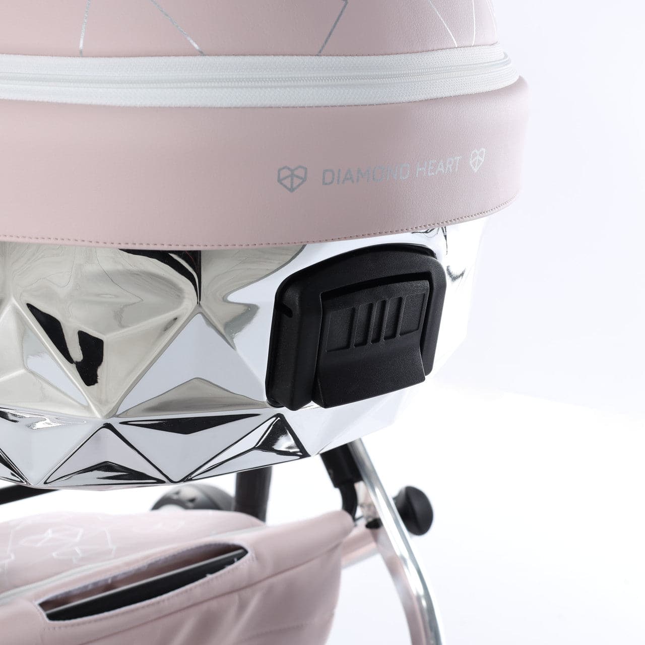 Junama Heart 2 In 1 Pram - Pink   