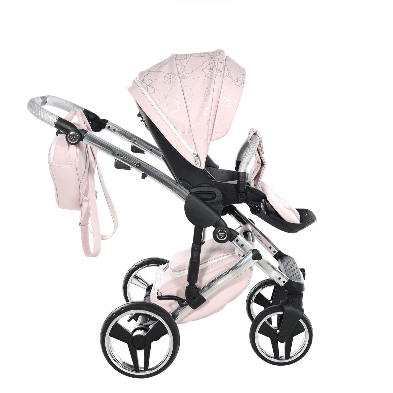 Junama Heart 2 In 1 Pram - Pink -  | For Your Little One