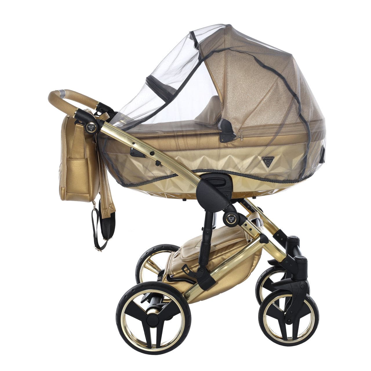 Junama Dolce 2 In 1 Pram - Gold -  | For Your Little One