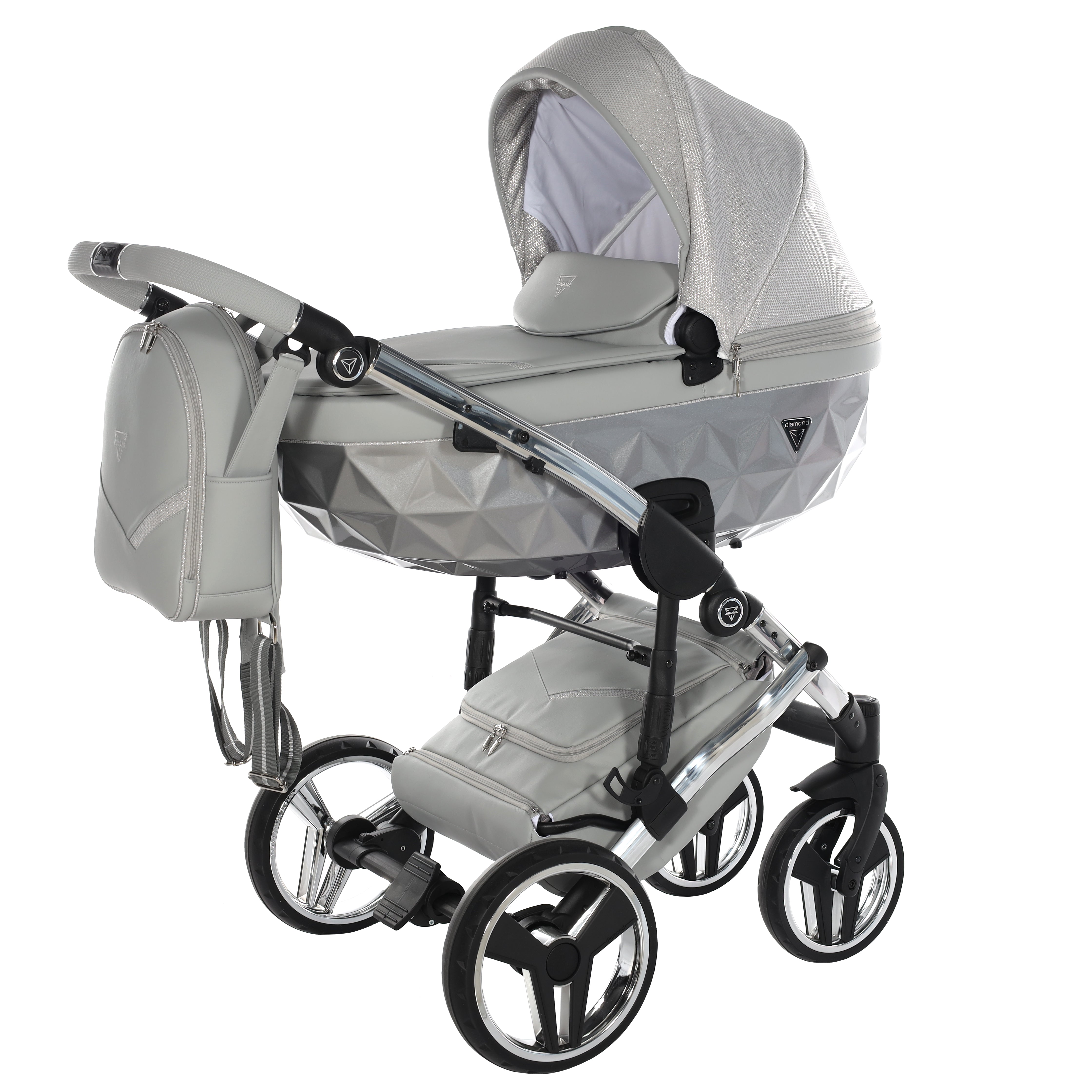 Junama Dolce Pram – Silver   