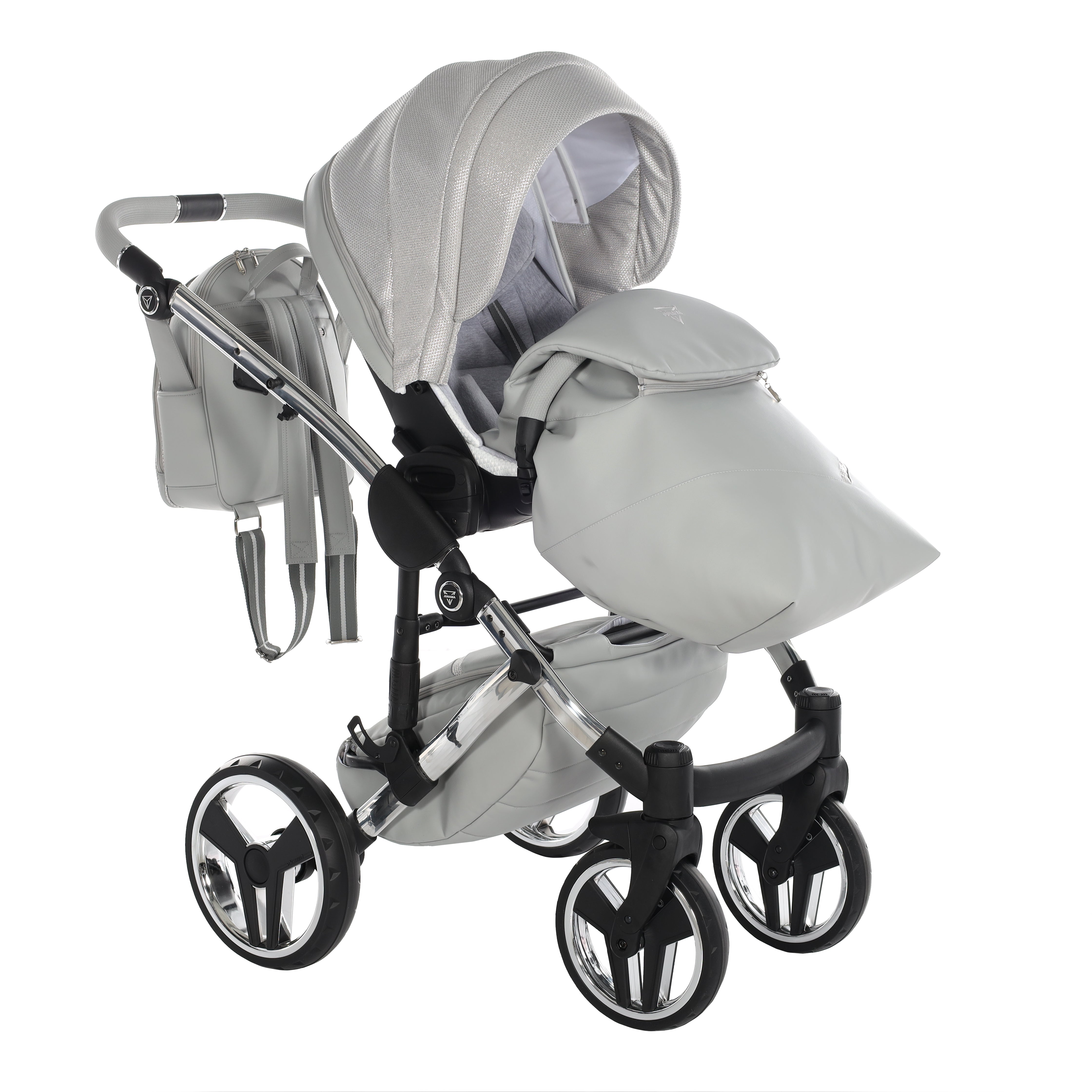 Junama Dolce Pram – Silver   