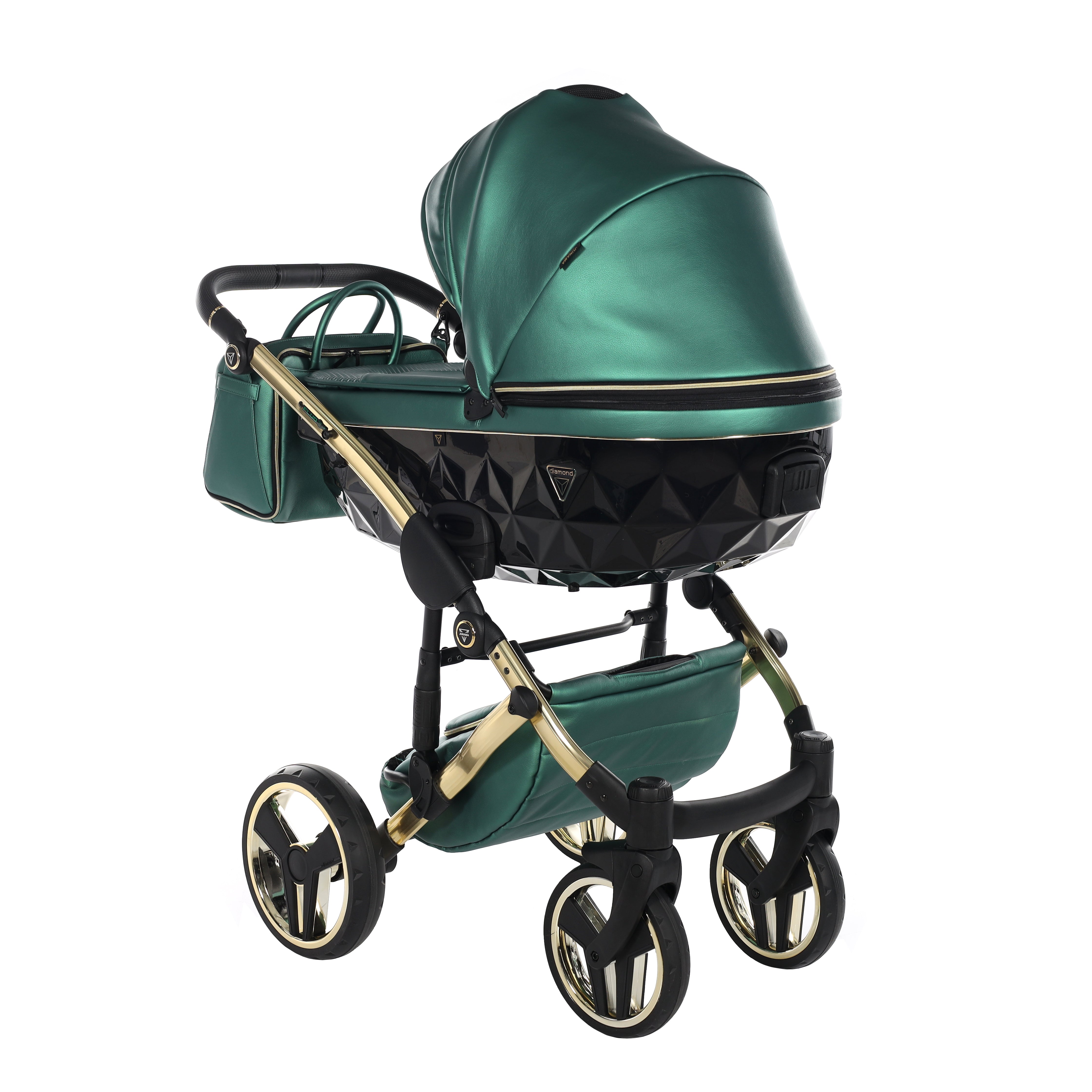 Junama Fluo Line 2 In 1 Pram - Green   