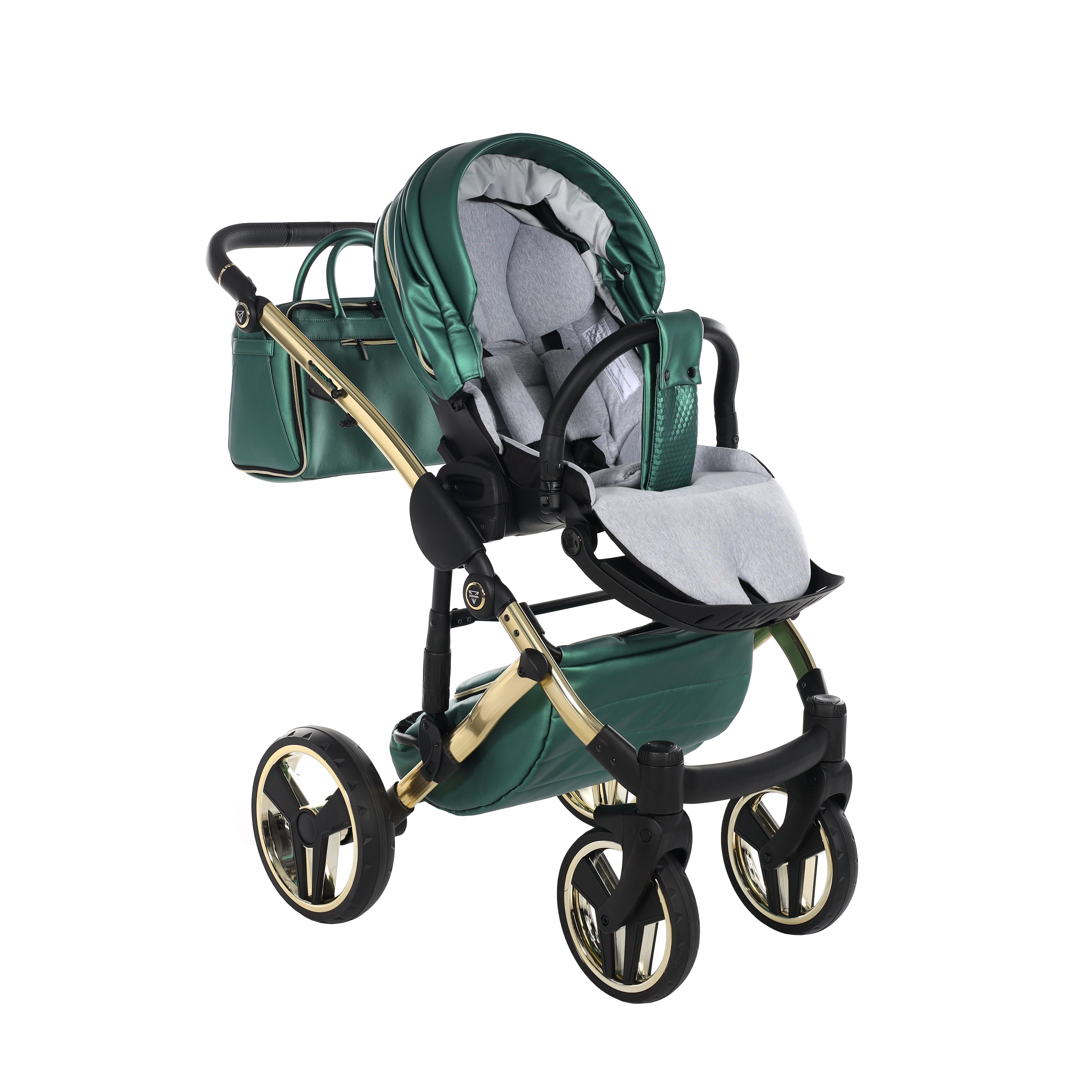 Junama Fluo Line 2 In 1 Pram - Green   