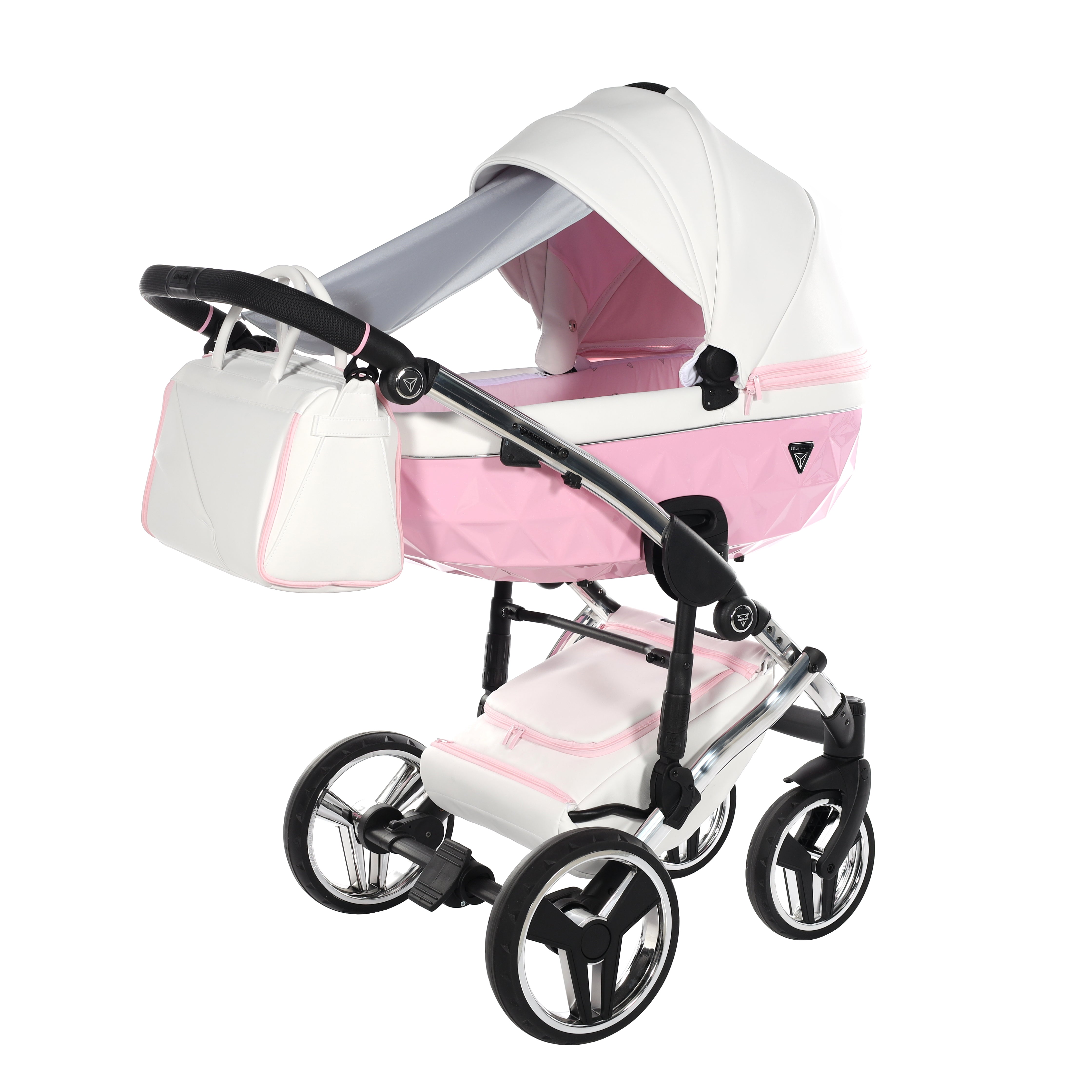 Junama Candy 2 in 1 Pram - Pink   