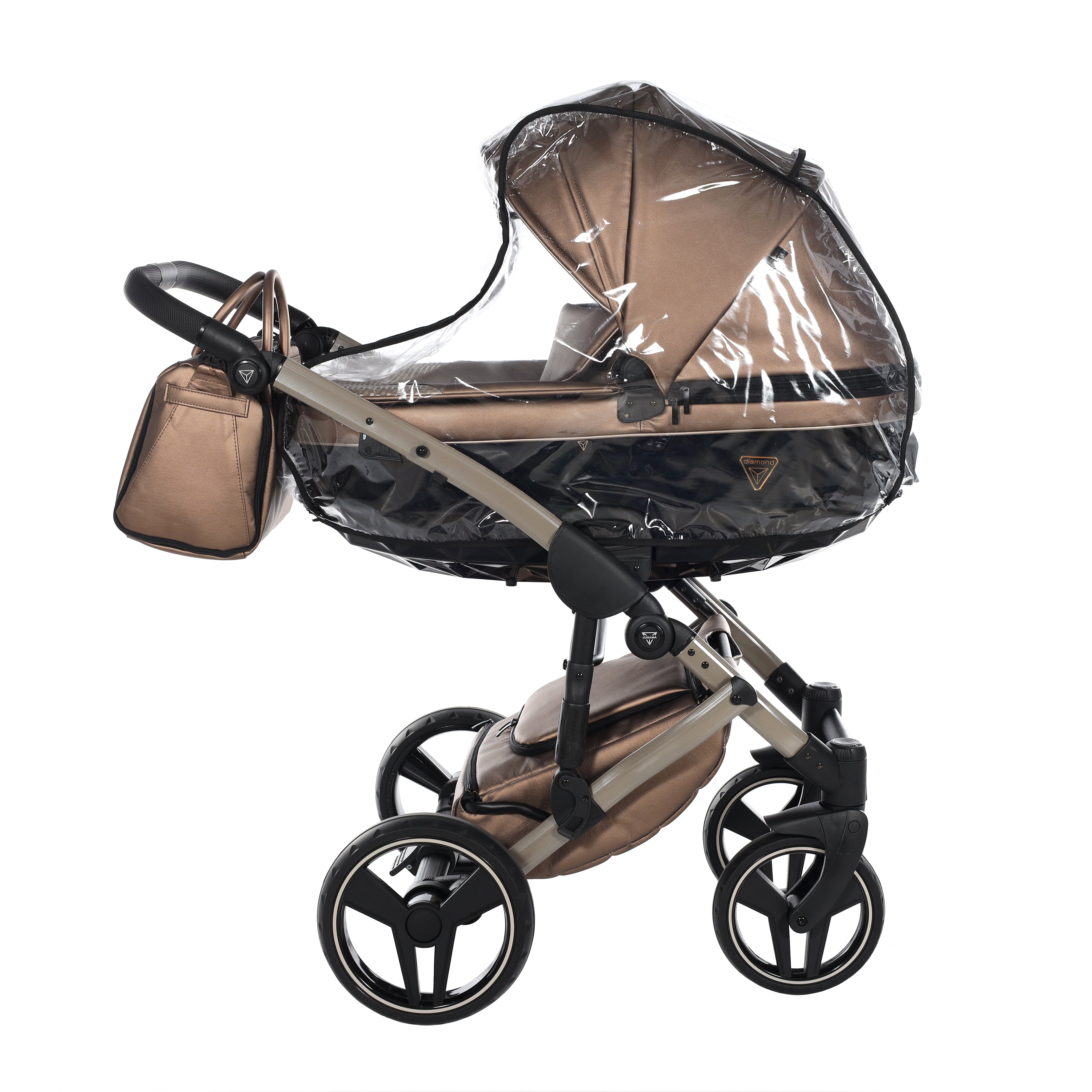 Junama Fluo Line 2 In 1 Pram - Bronze   