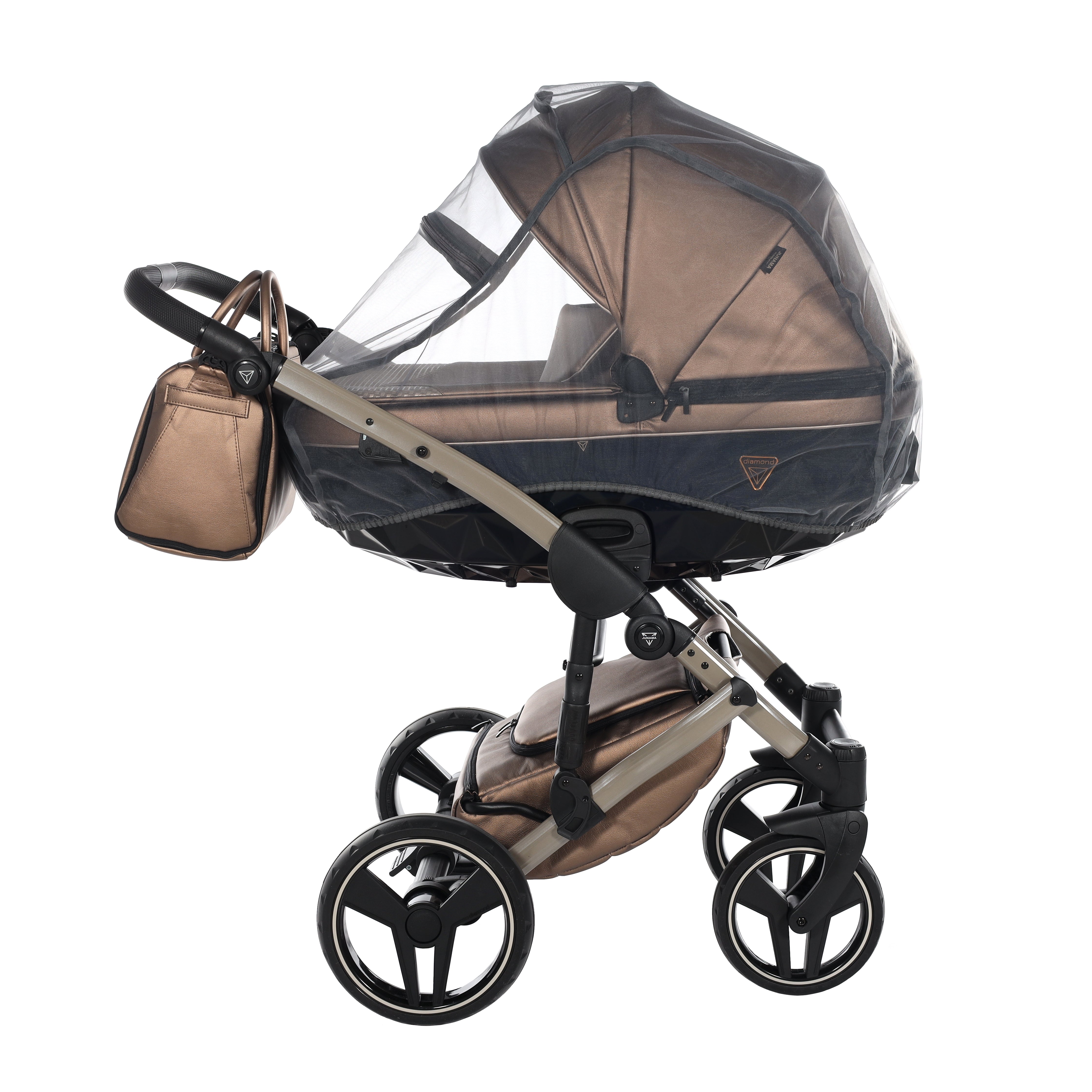 Junama Fluo Line 2 In 1 Pram - Bronze   