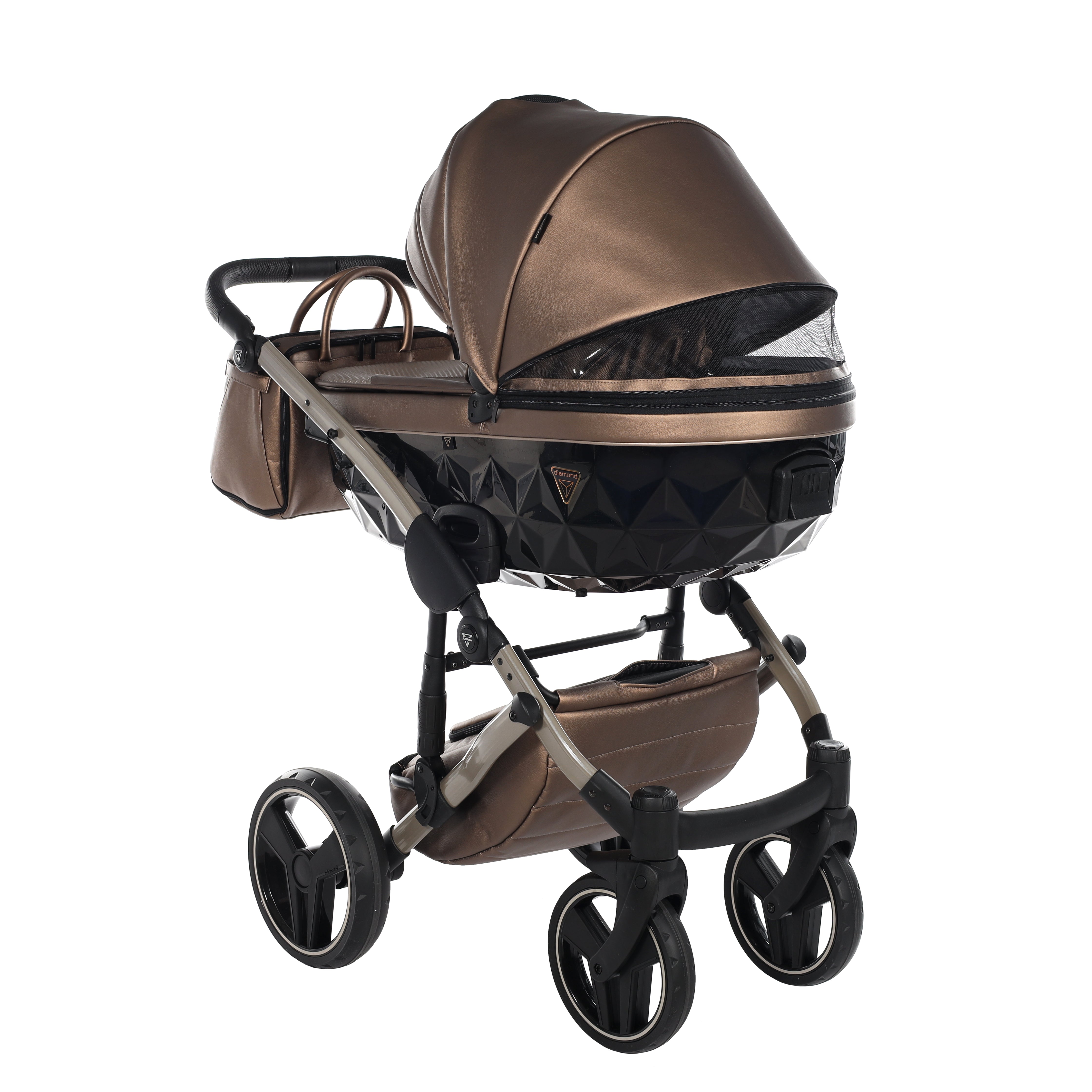 Junama Fluo Line 2 In 1 Pram - Bronze   