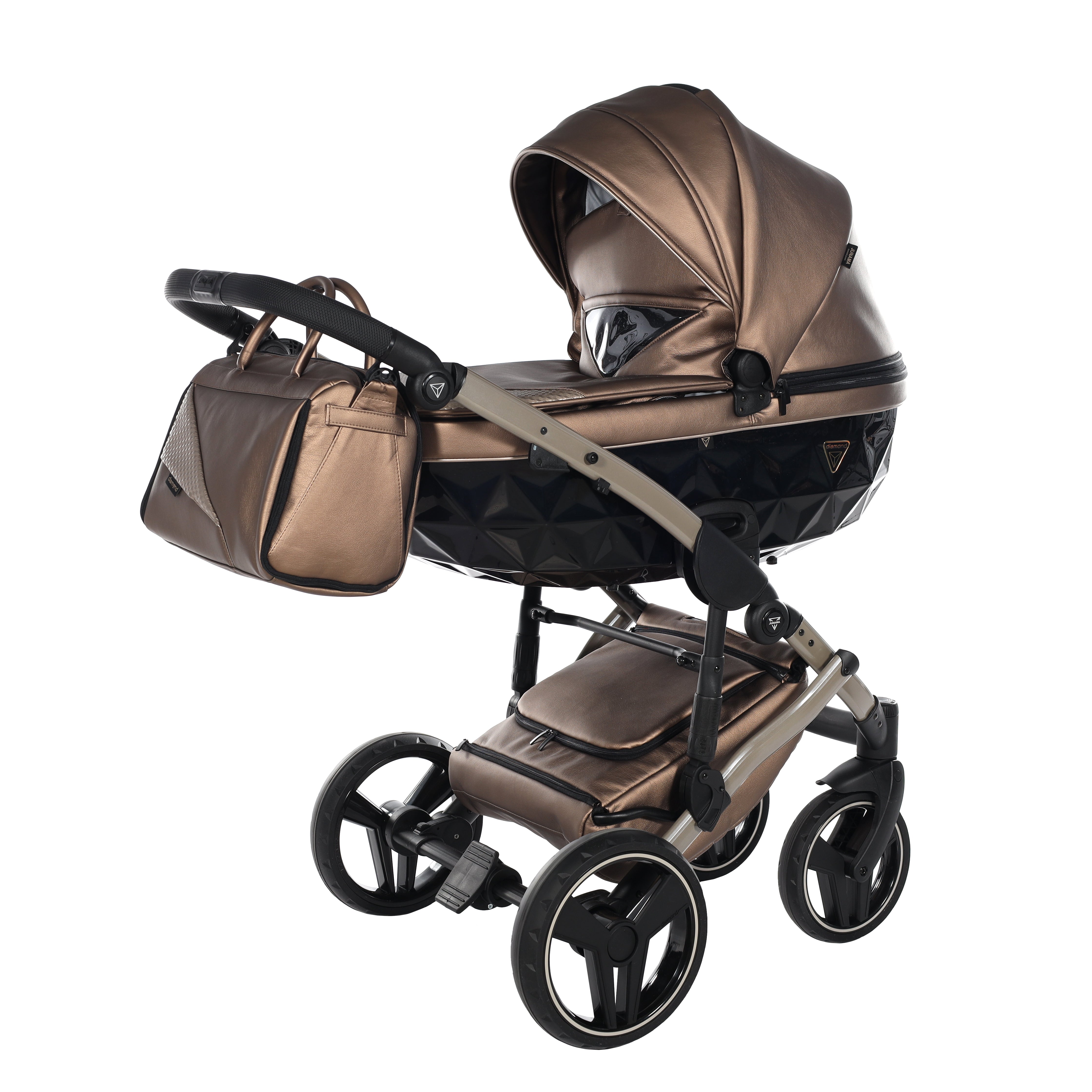 Junama Fluo Line 2 In 1 Pram - Bronze   