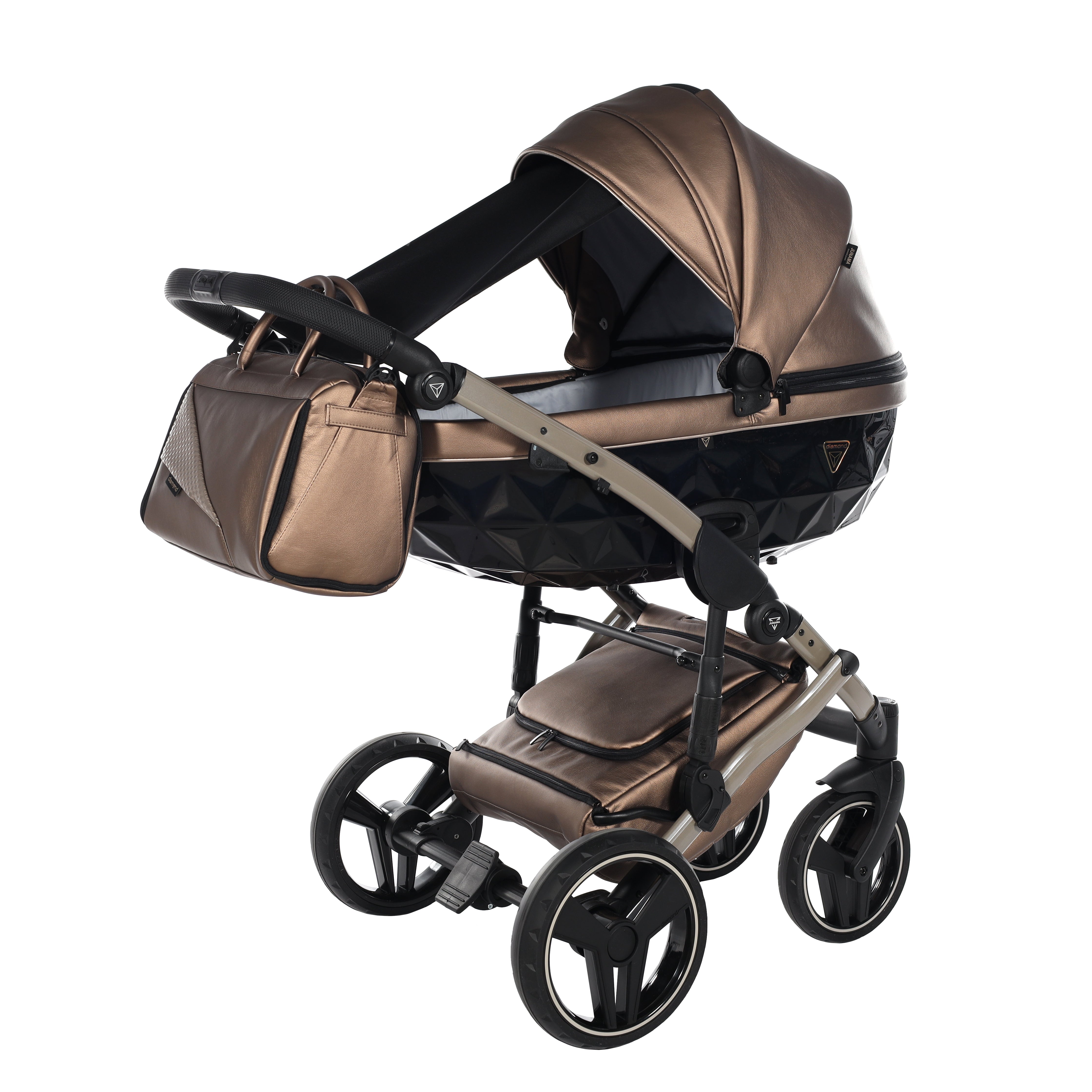 Junama Fluo Line 2 In 1 Pram - Bronze   