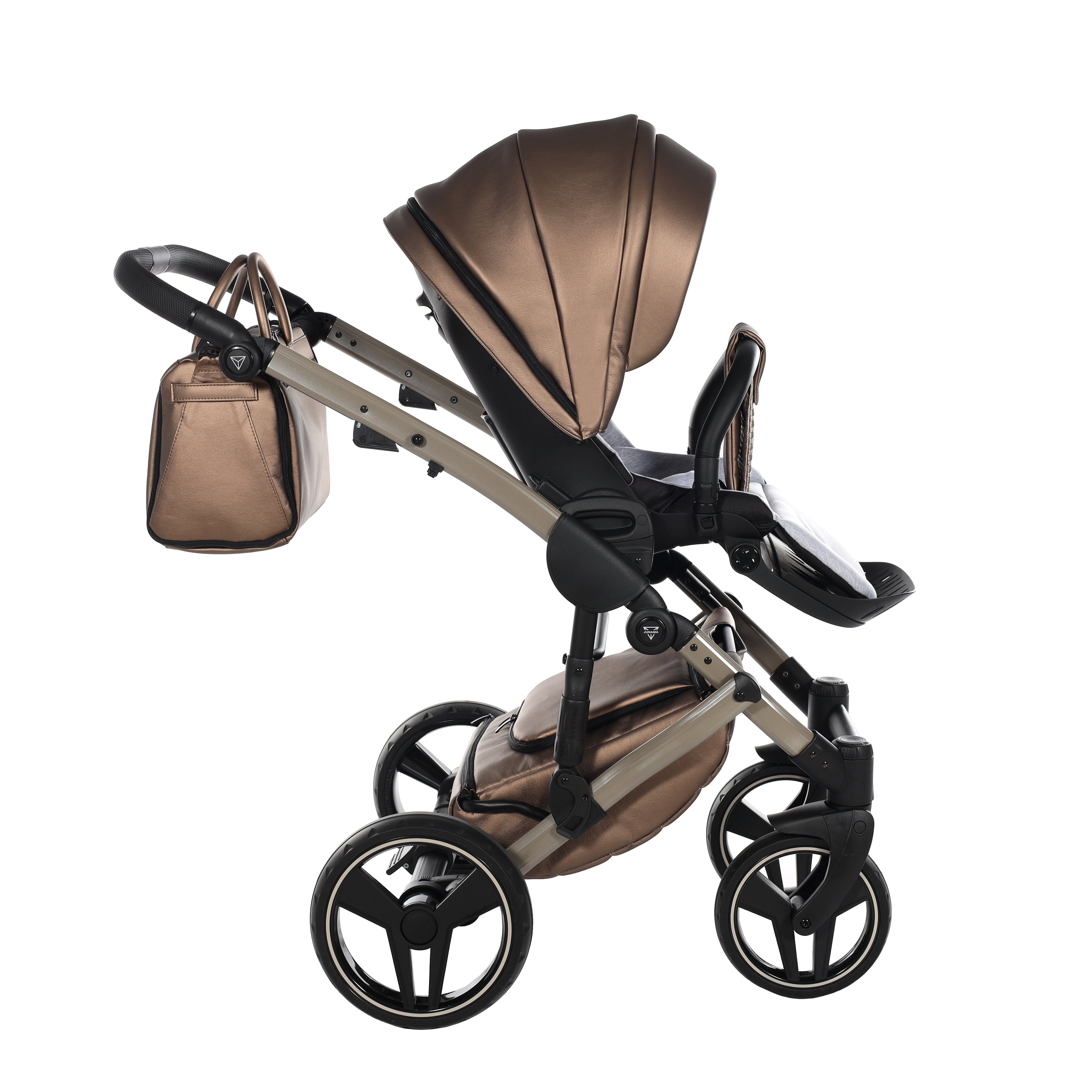 Junama Fluo Line 2 In 1 Pram - Bronze   