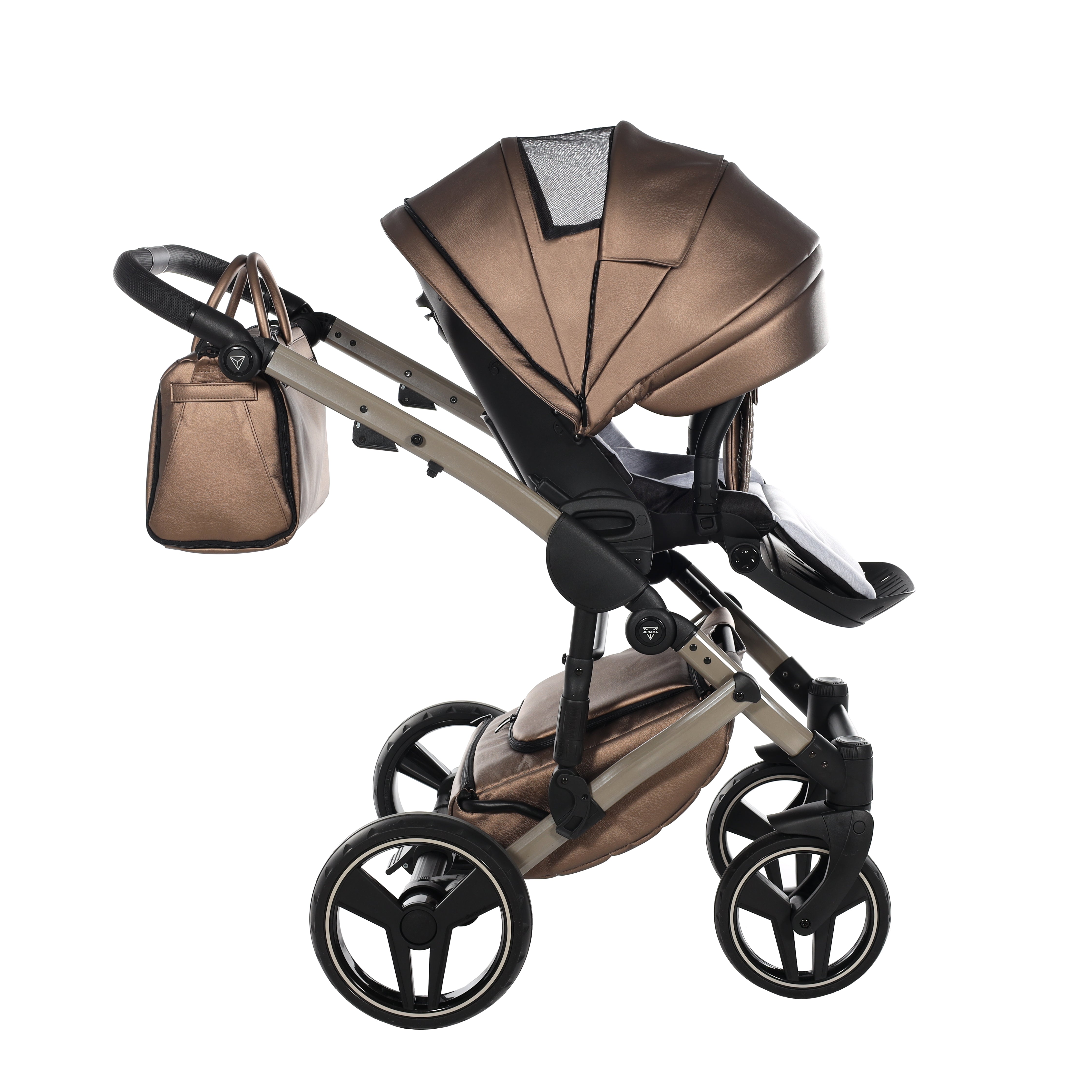 Junama Fluo Line 2 In 1 Pram - Bronze   