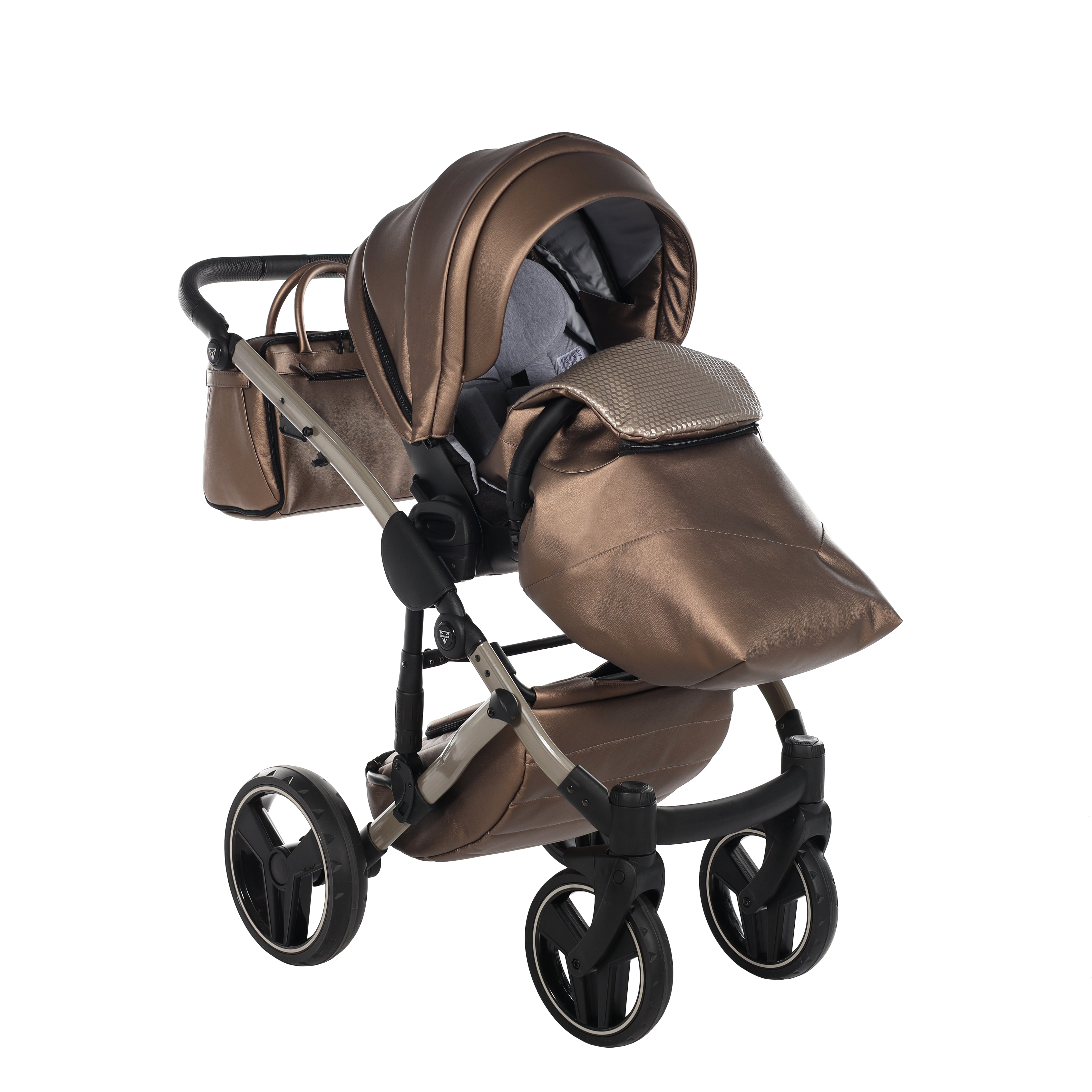 Junama Fluo Line 2 In 1 Pram - Bronze   