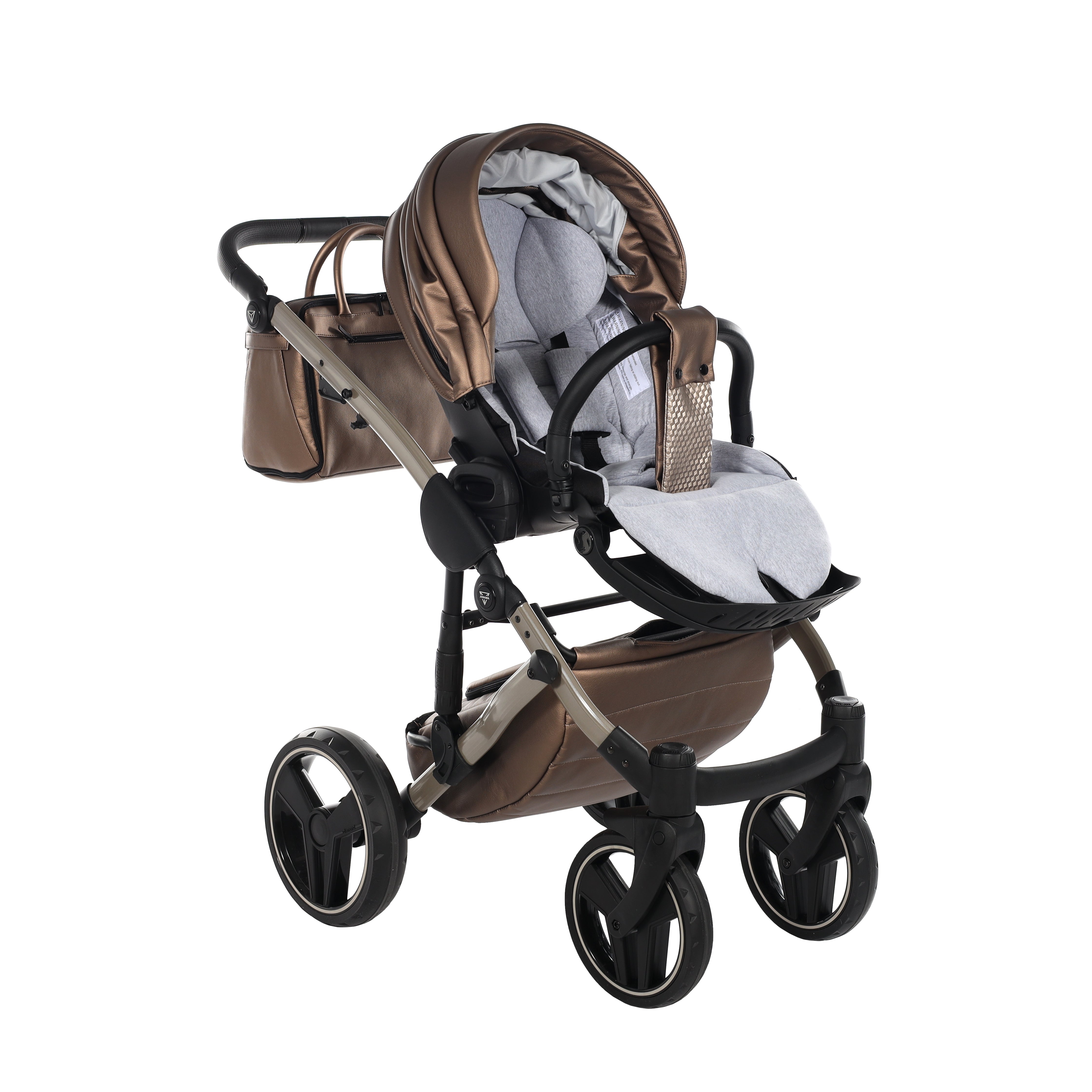 Junama Fluo Line 2 In 1 Pram - Bronze   