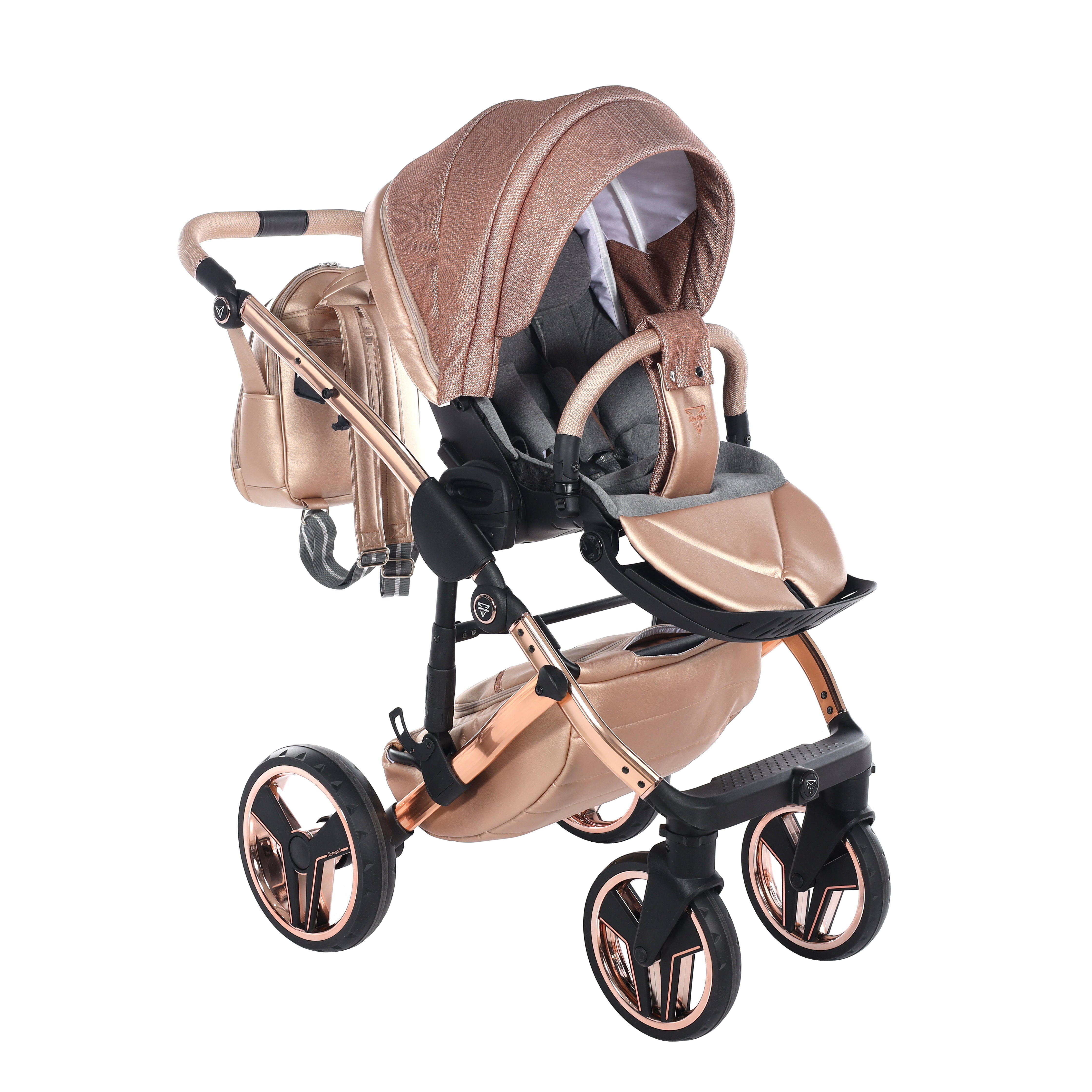 Junama Dolce Pram – Rose Gold   