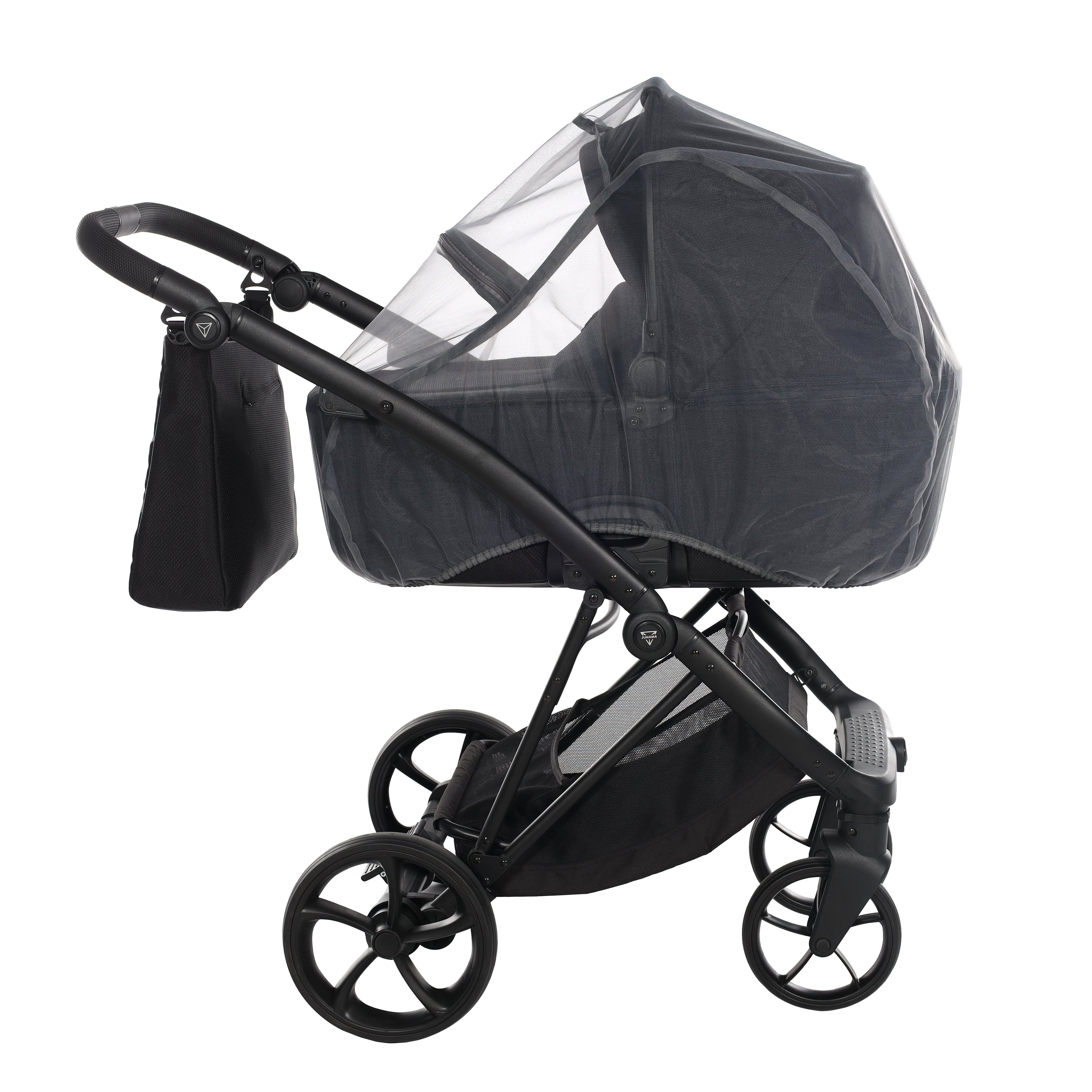 Junama Air V3 2 in 1 Pram - Black   