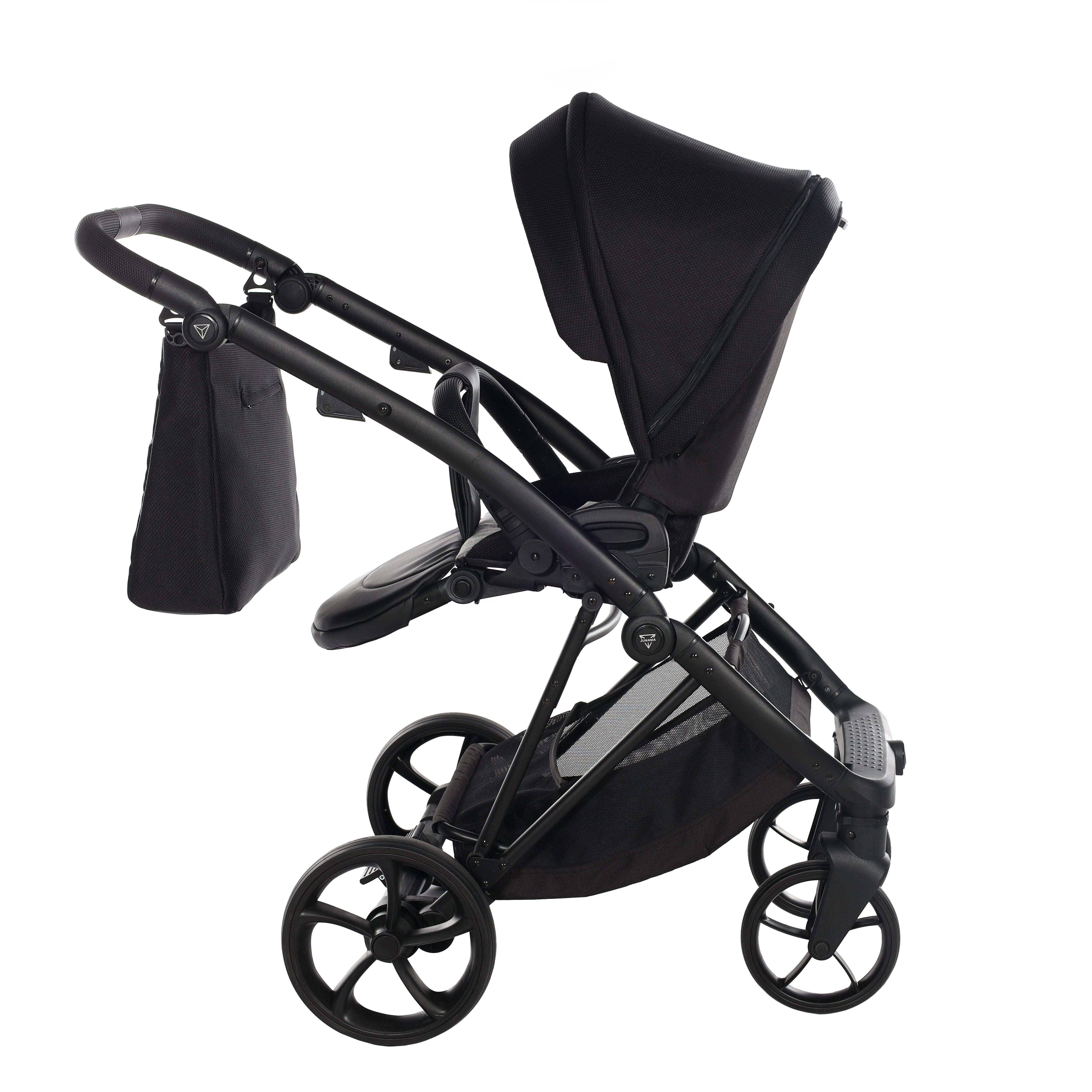 Junama Air V3 2 in 1 Pram - Black   