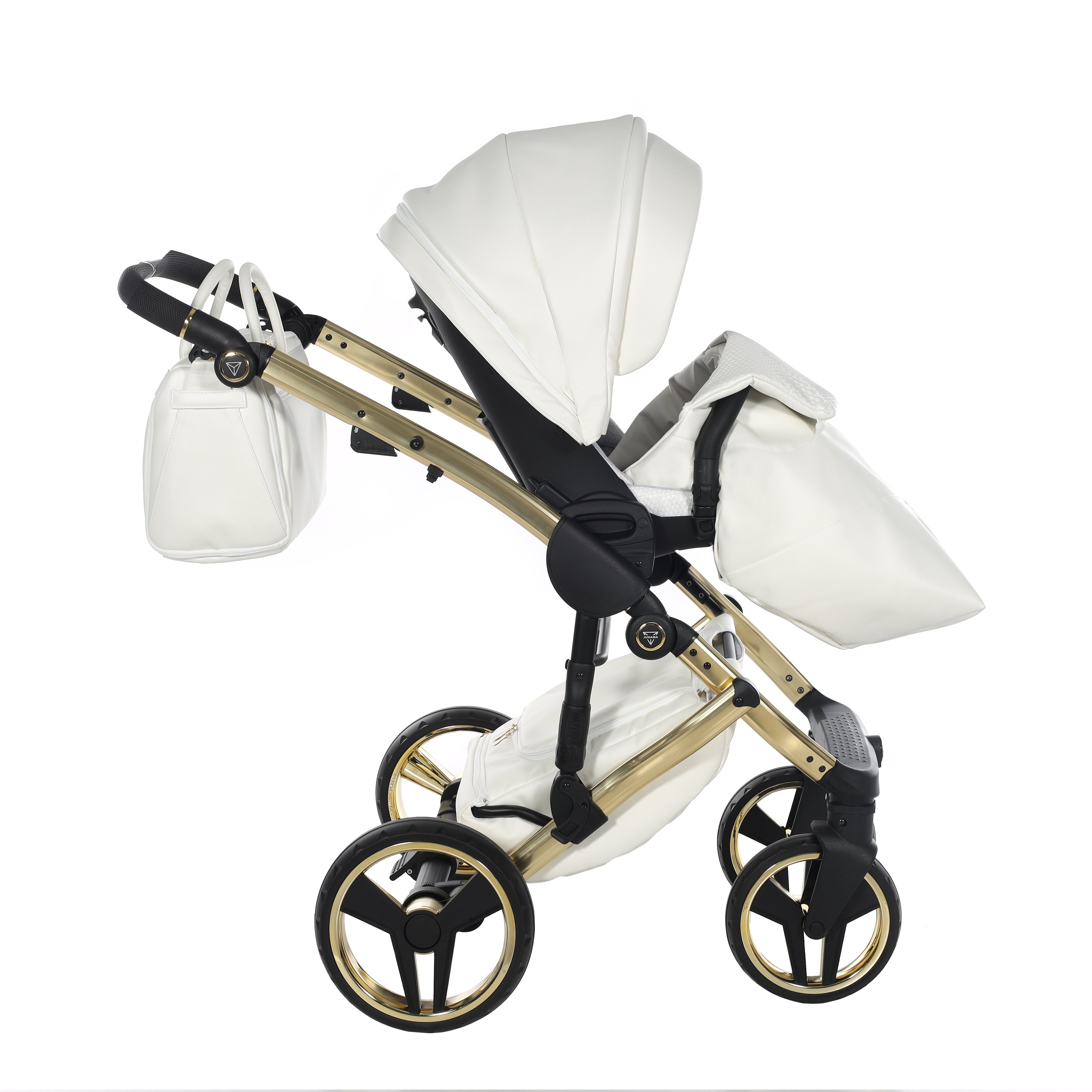 Junama Fluo Individual 2 In 1 Pram - White Gold   