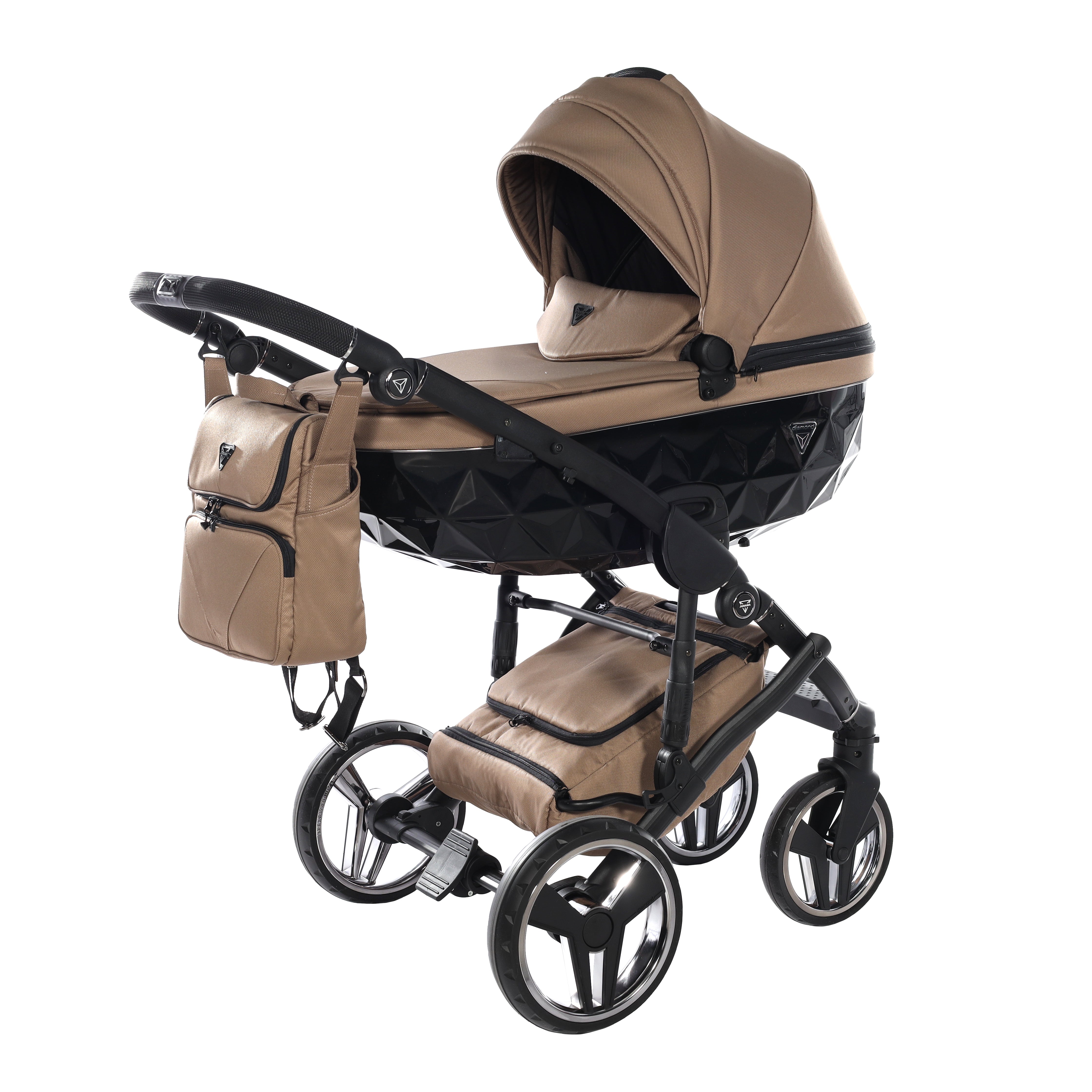 Junama Core 2 in 1 Pram - Sand   