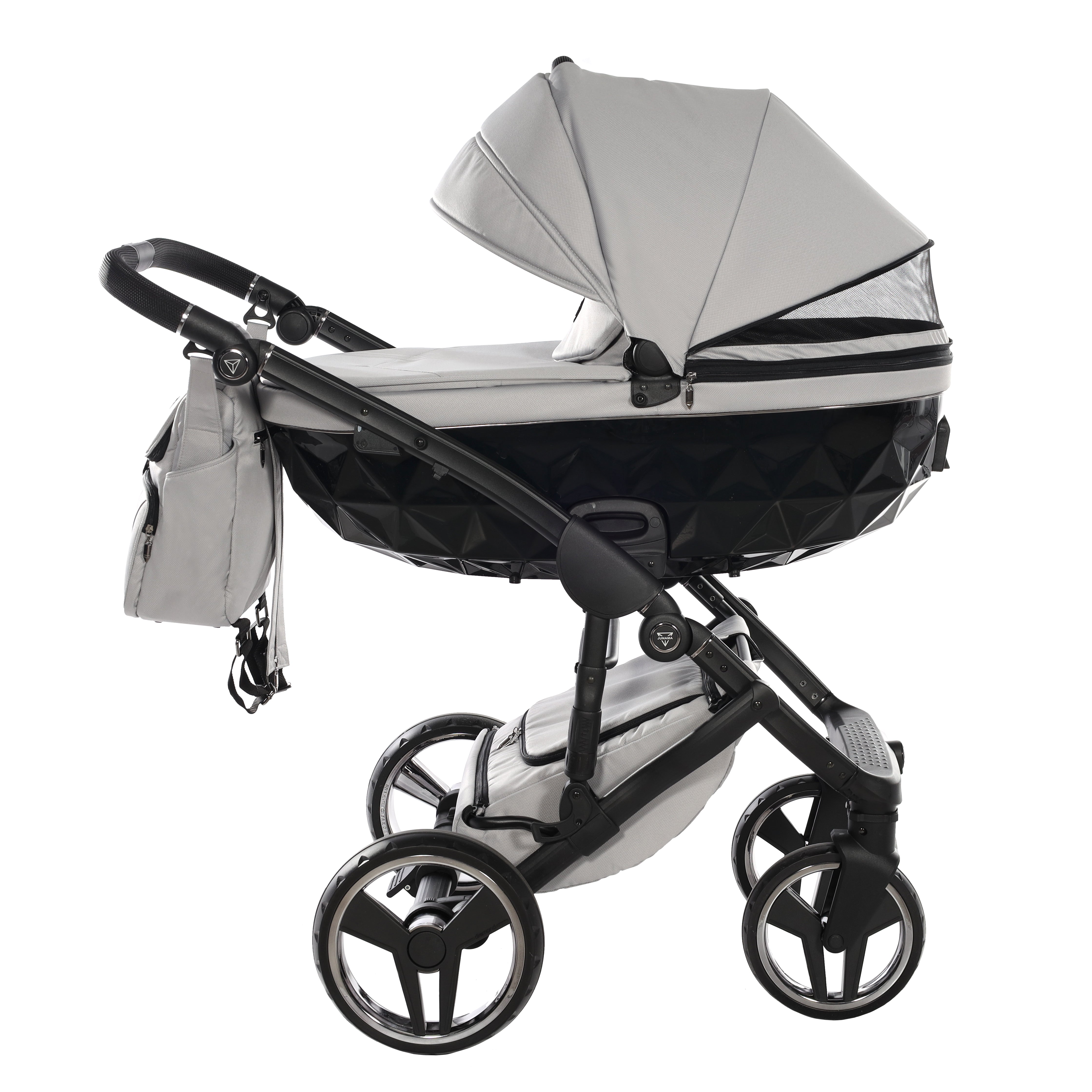 Junama Core 2 in 1 Pram - Grey Mist   