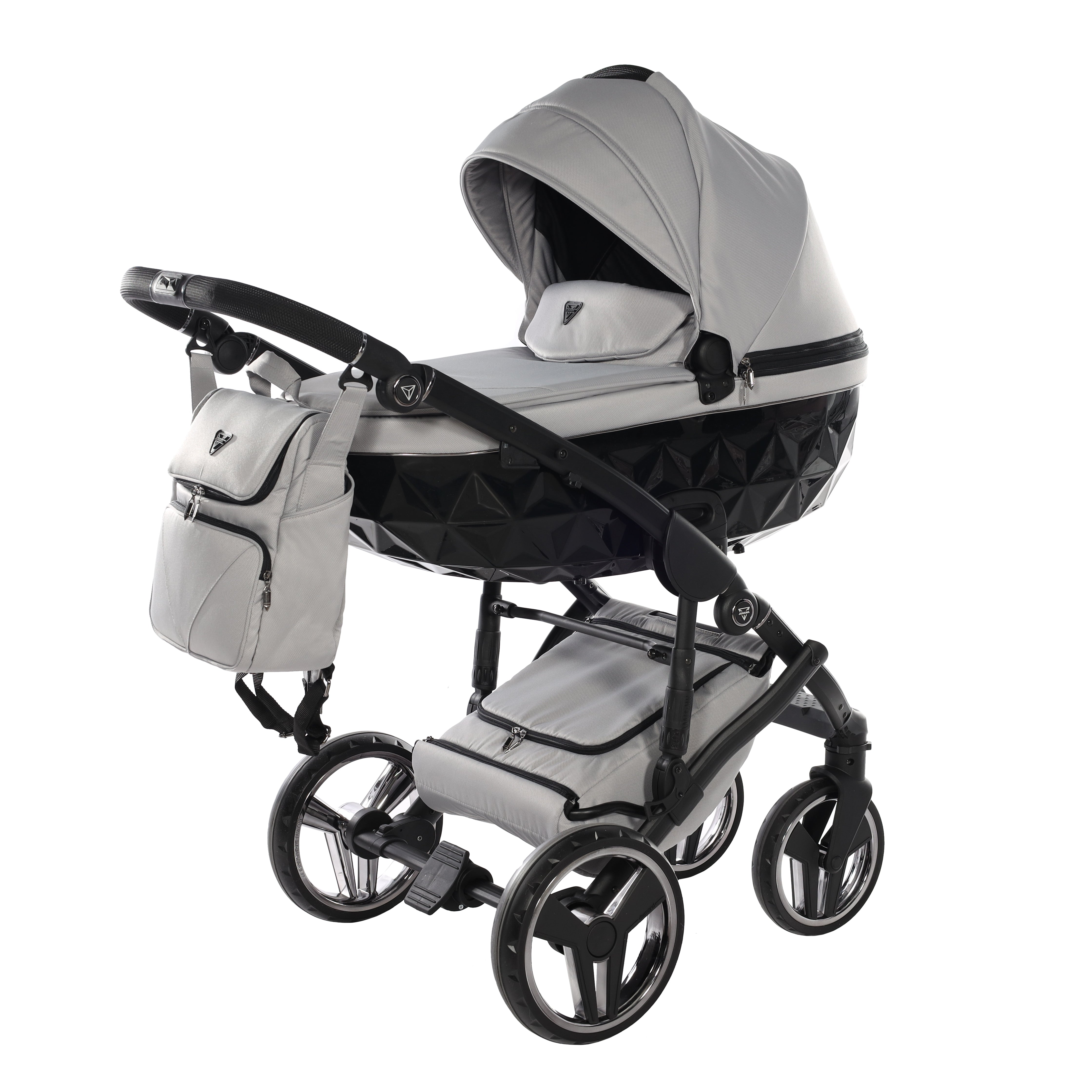 Junama Core 2 in 1 Pram - Grey Mist   