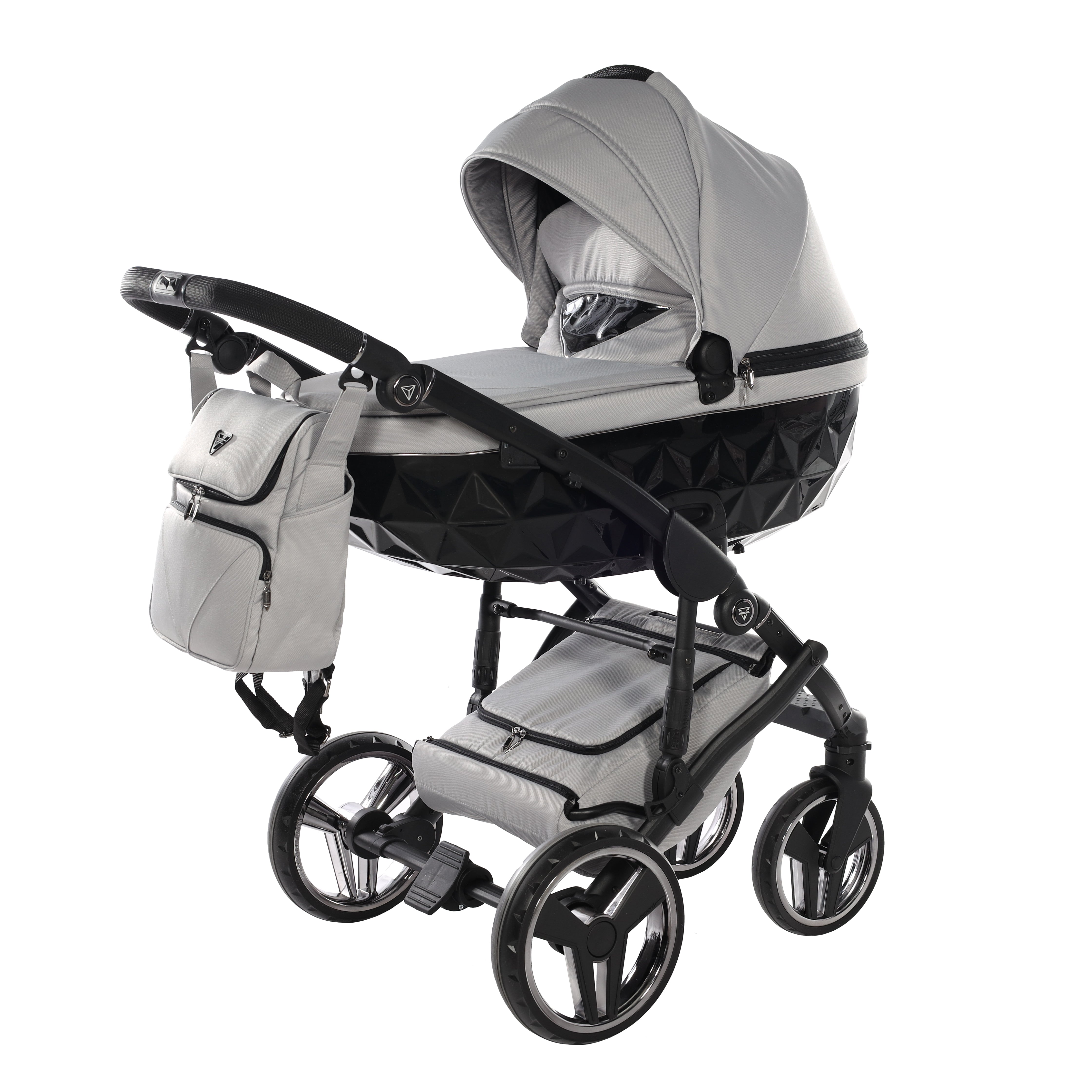 Junama Core 2 in 1 Pram - Grey Mist   