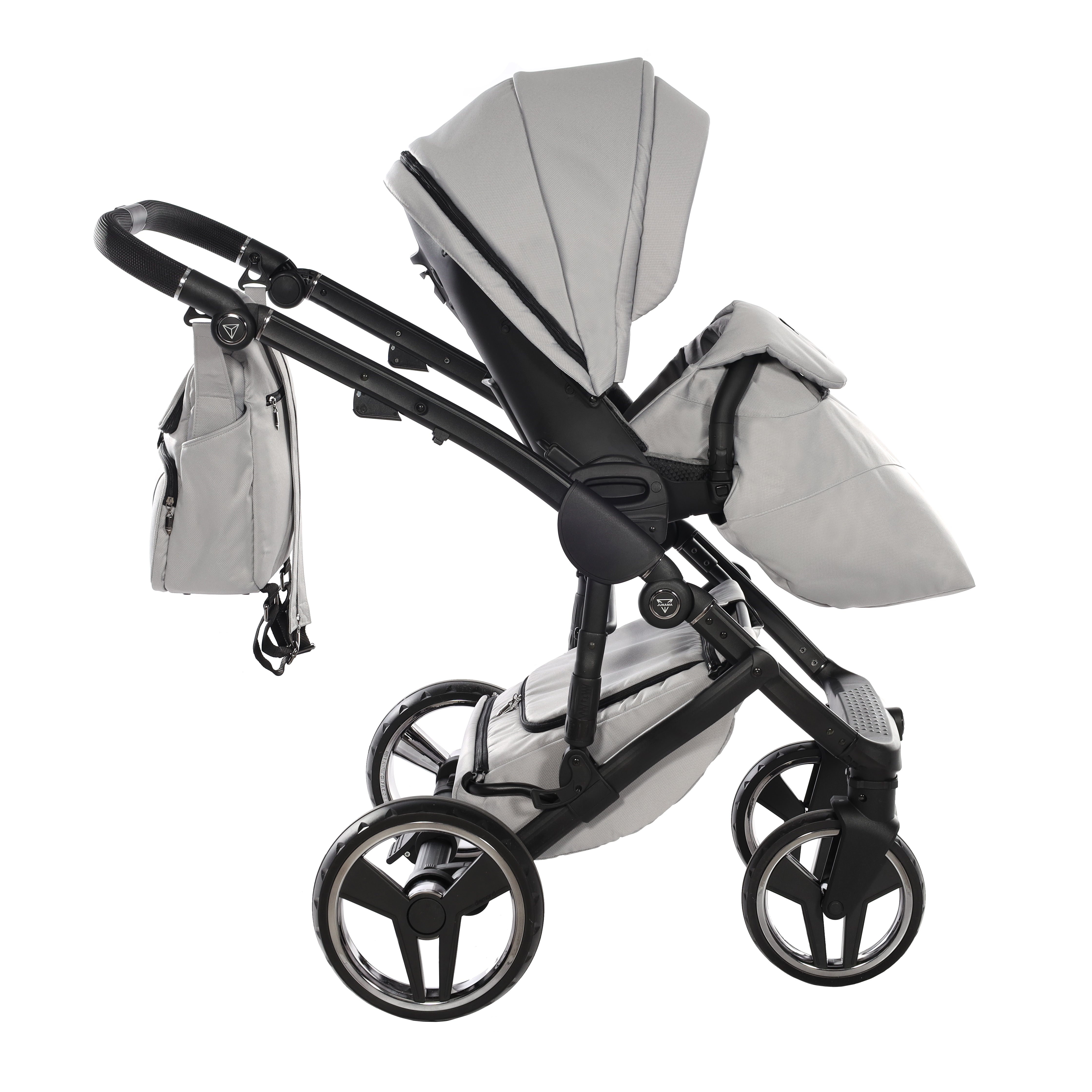 Junama Core 2 in 1 Pram - Grey Mist   