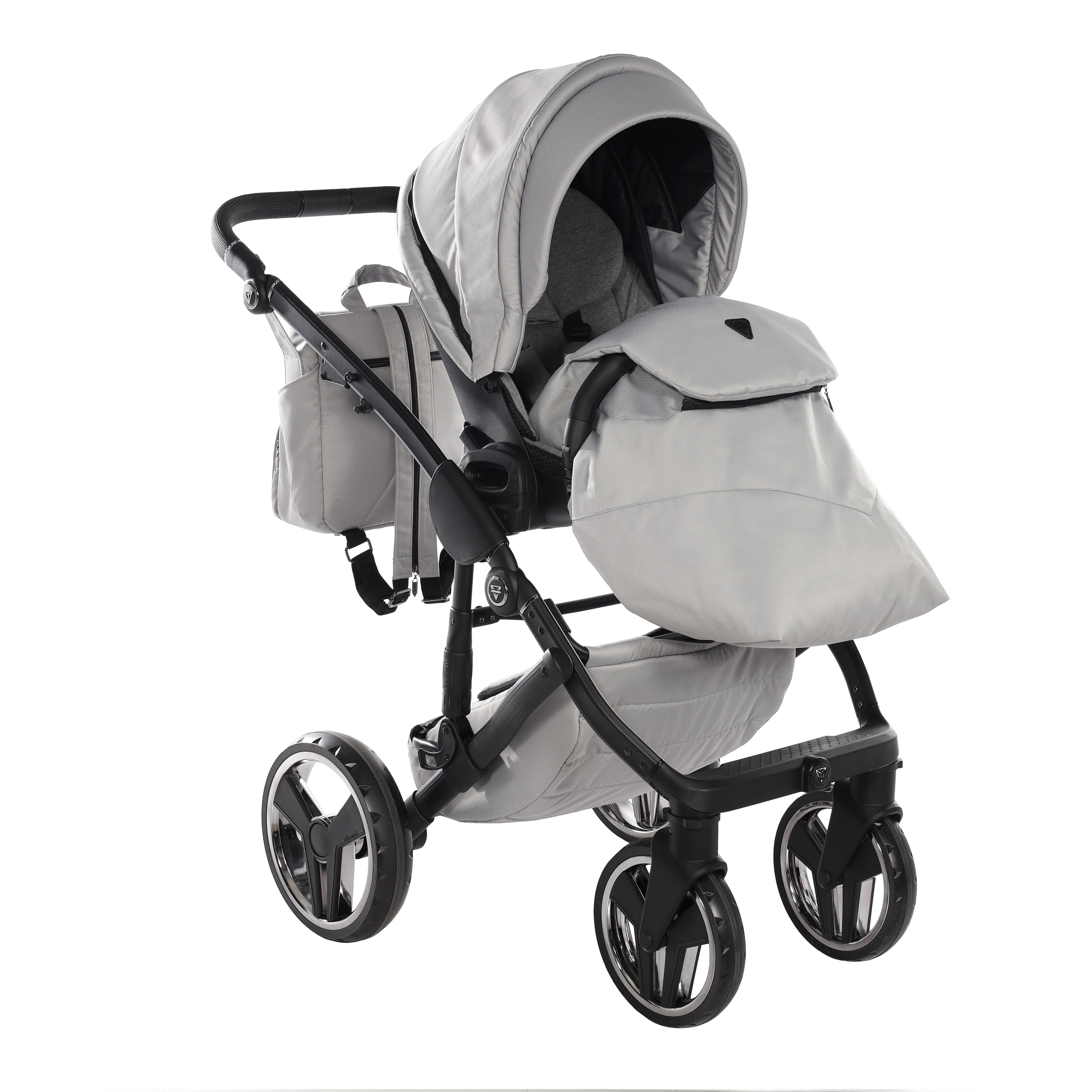 Junama Core 2 in 1 Pram - Grey Mist   