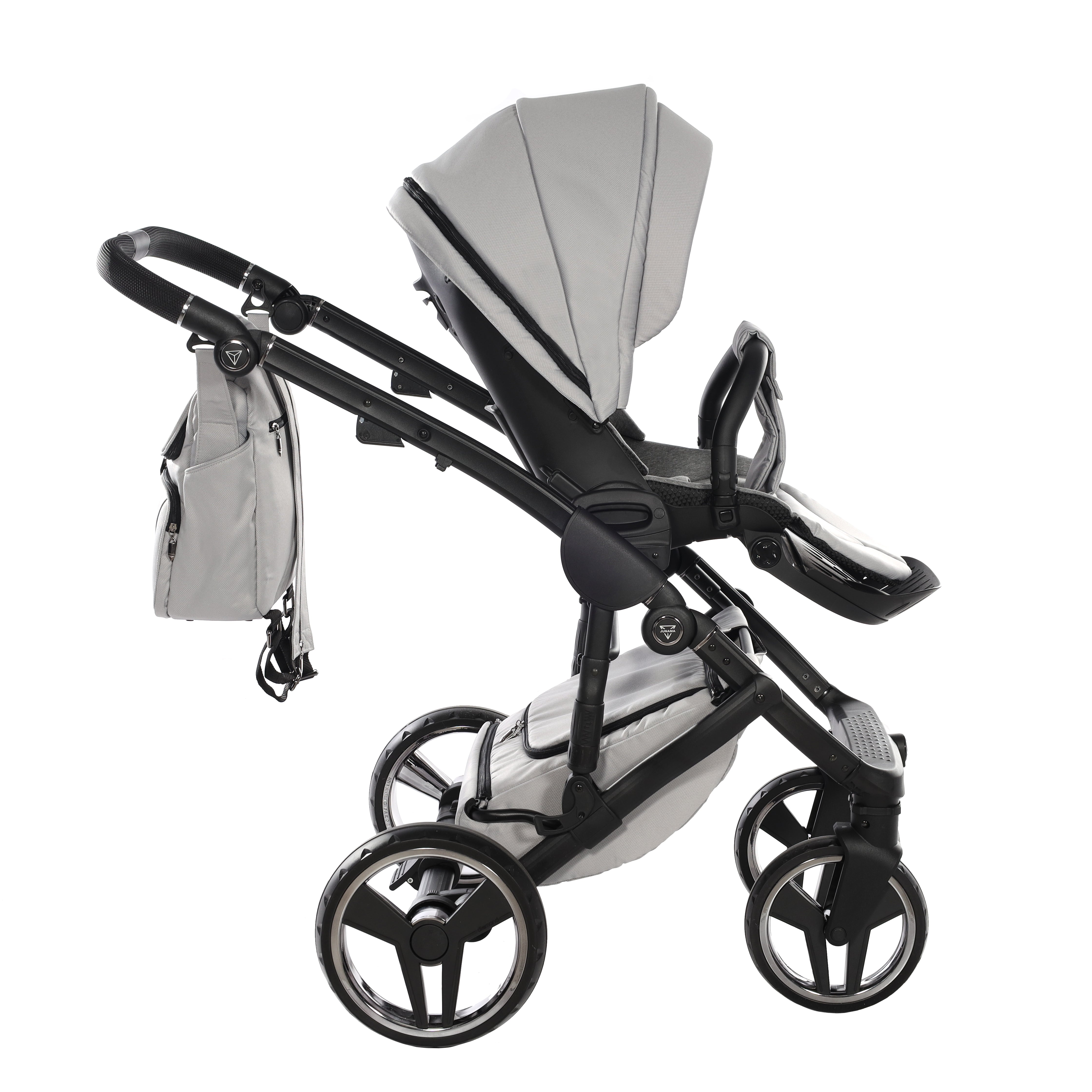 Junama Core 2 in 1 Pram - Grey Mist   